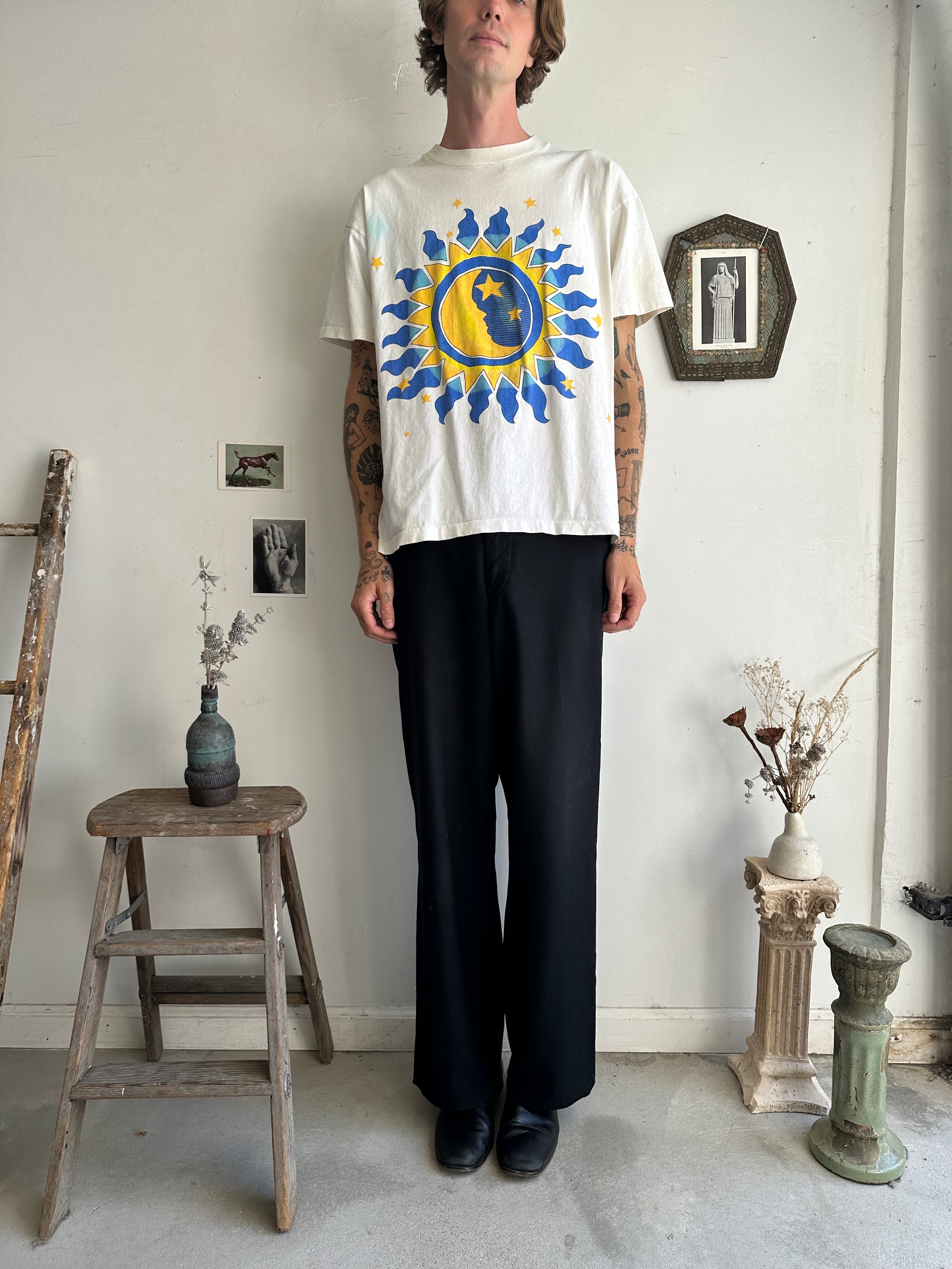 1990s Moon and Stars T-Shirt (L/XL)