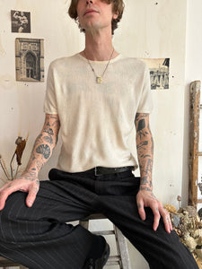 1950s Cashmere T-Shirt (Boxy S/M)
