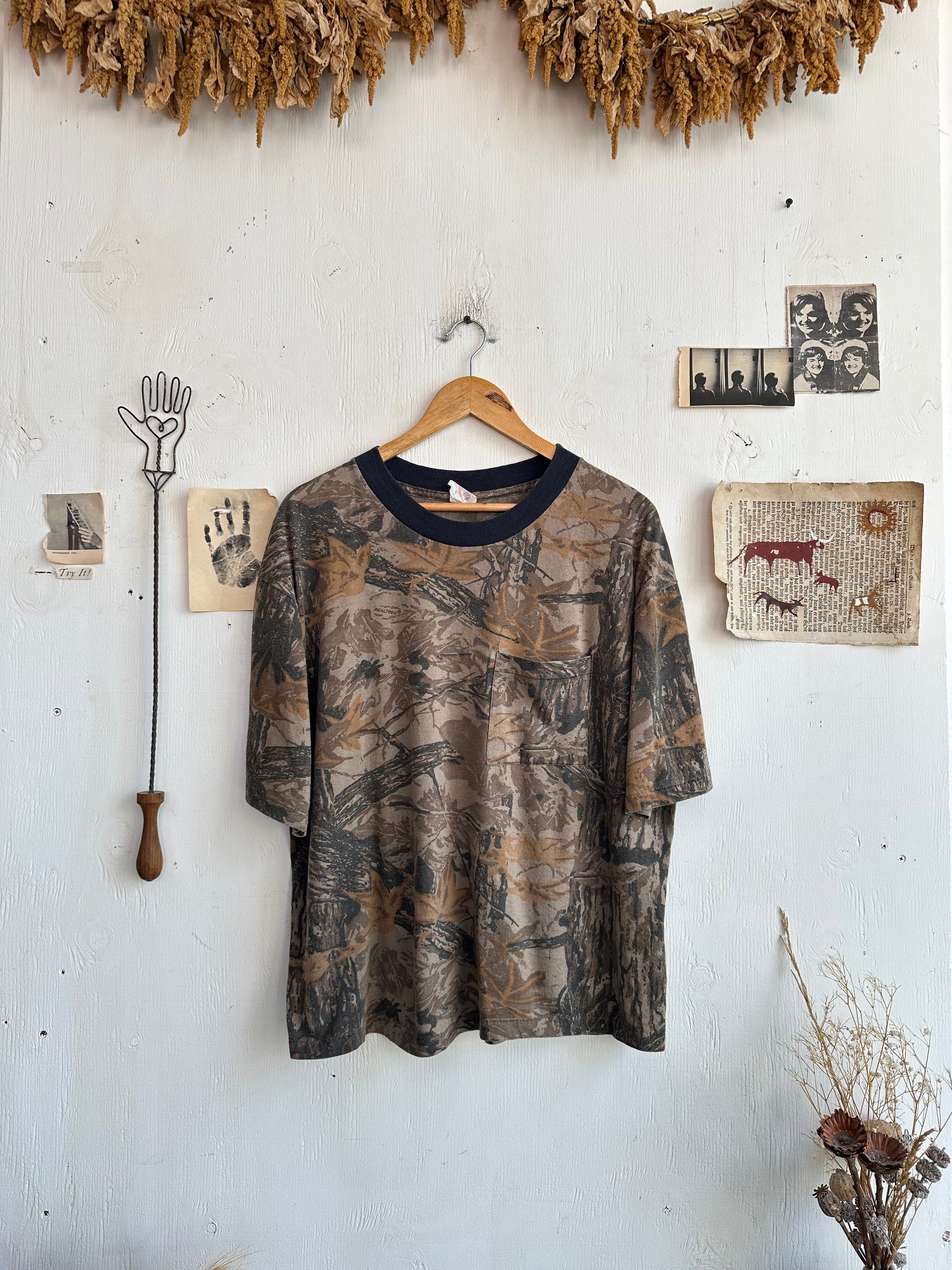 1980s Boxy Real Tree Camo Tee