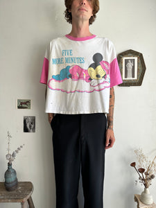1980s Five More Minutes T-Shirt (Cropped M/L)