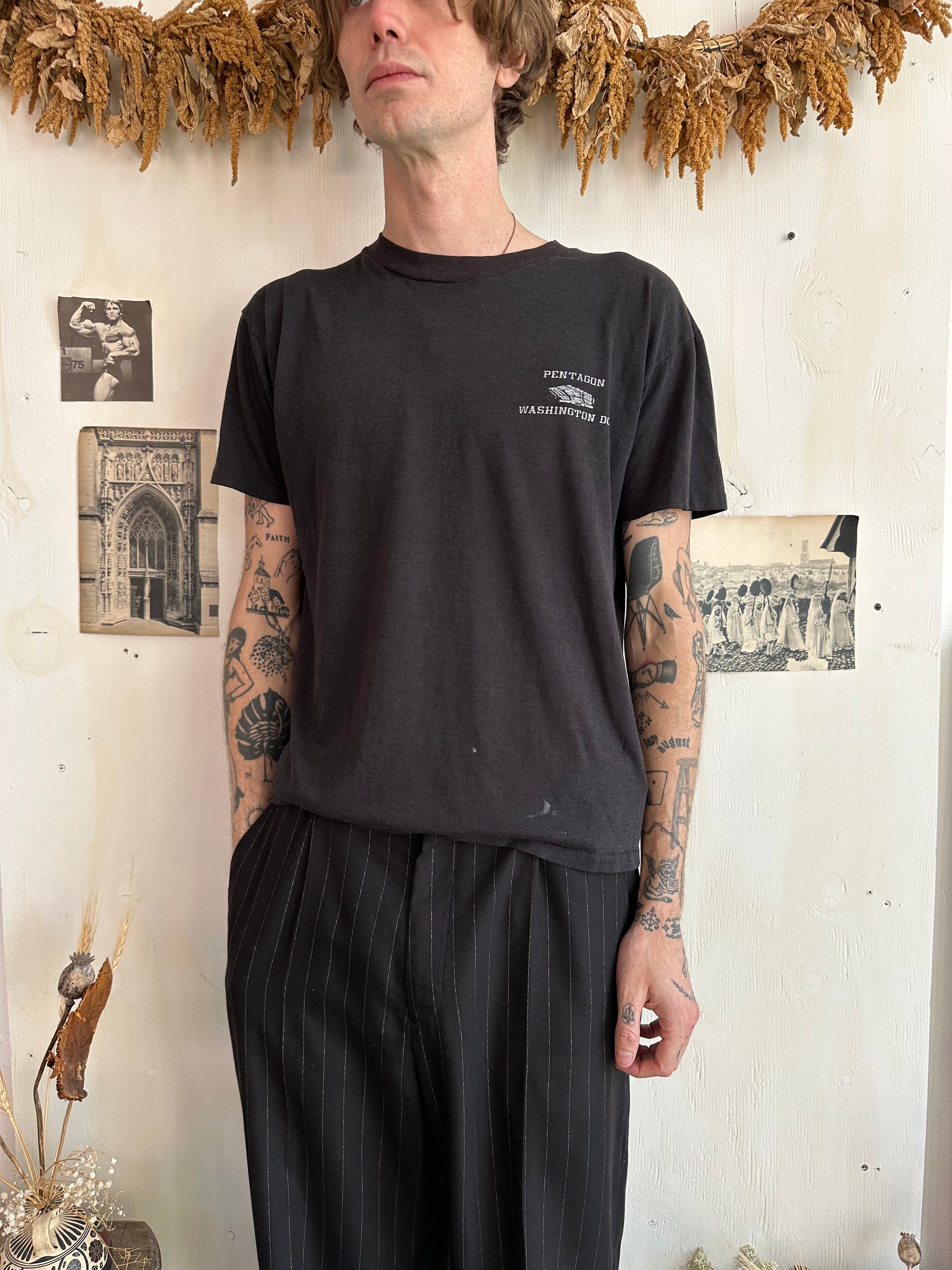 1980s Paper Thin Pentagon T-Shirt (Boxy L)