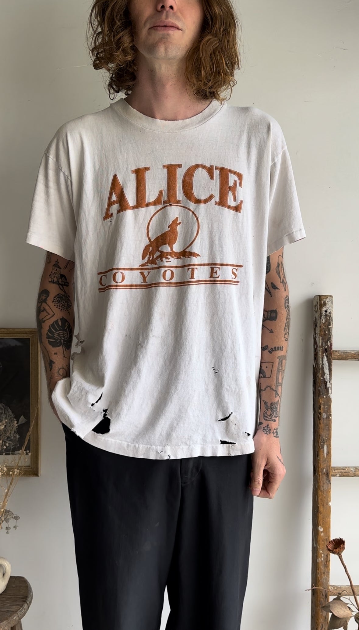 1990s Thrashed Alice Coyotes Tee (XXL)