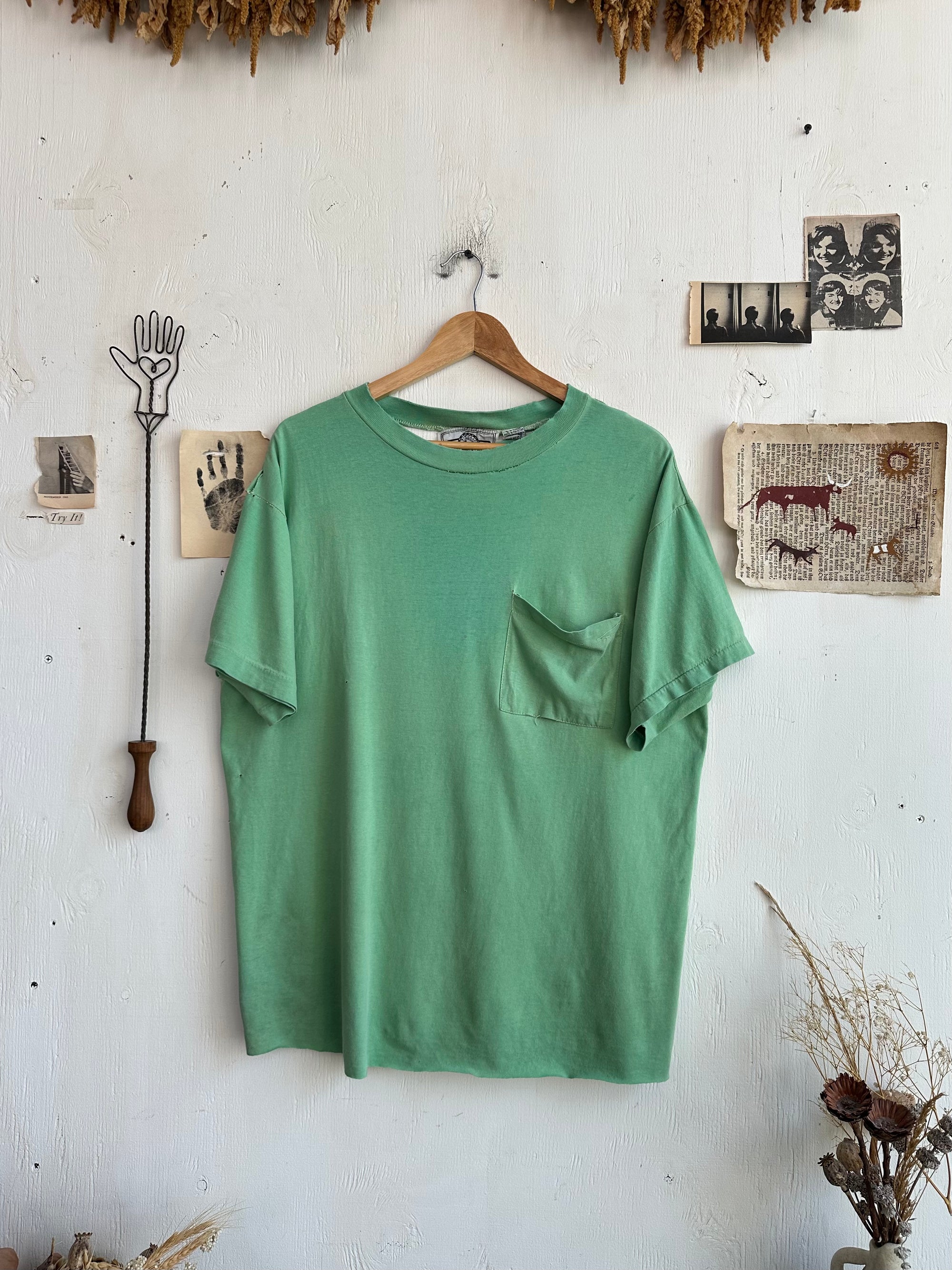 1980s Thrashed Green Blank