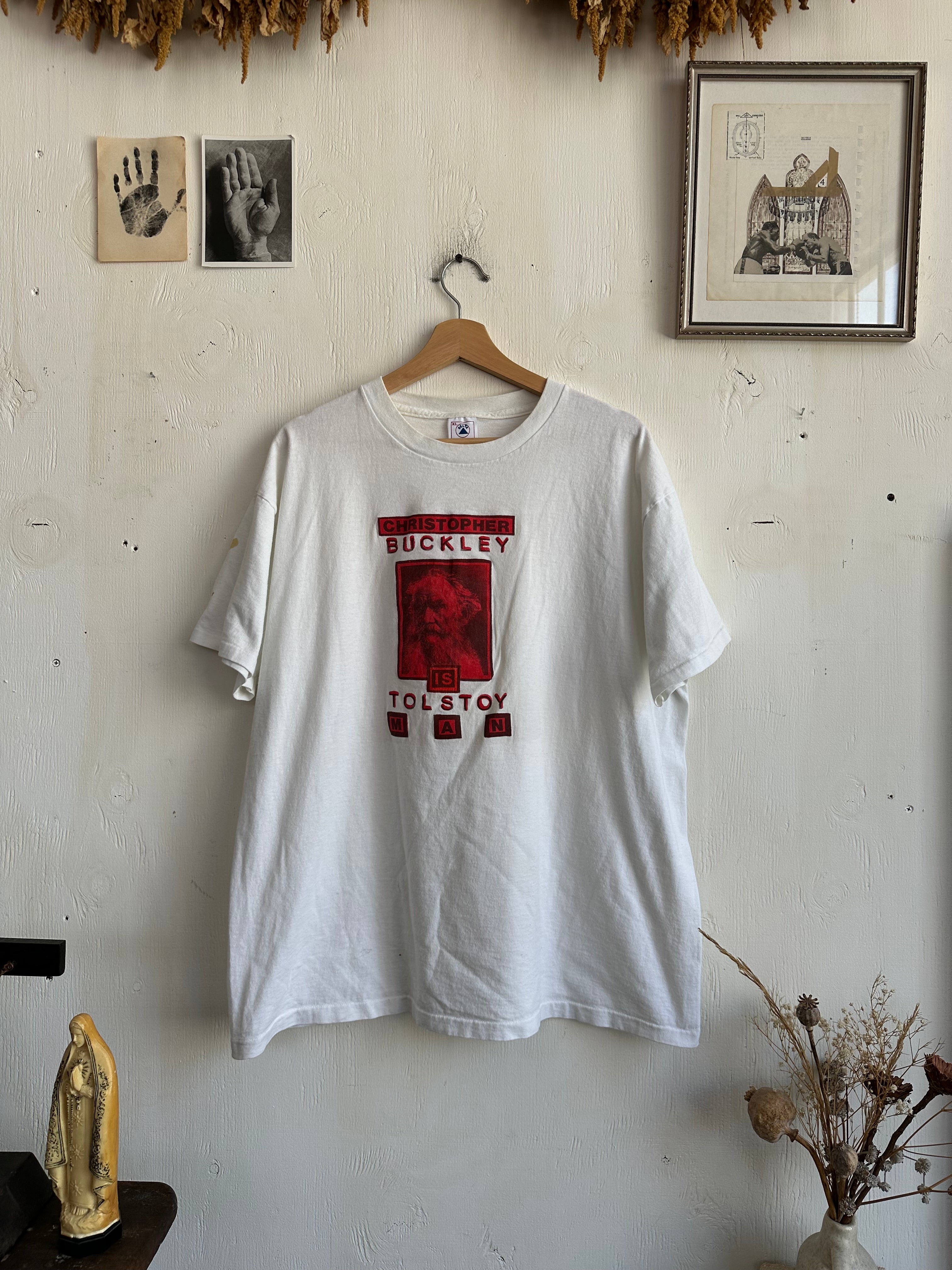 1990s Tolstoy/Christopher Buckley T-Shirt (XL)