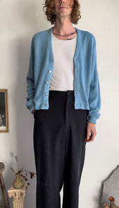 1960s Light Blue Cardigan (S/M)