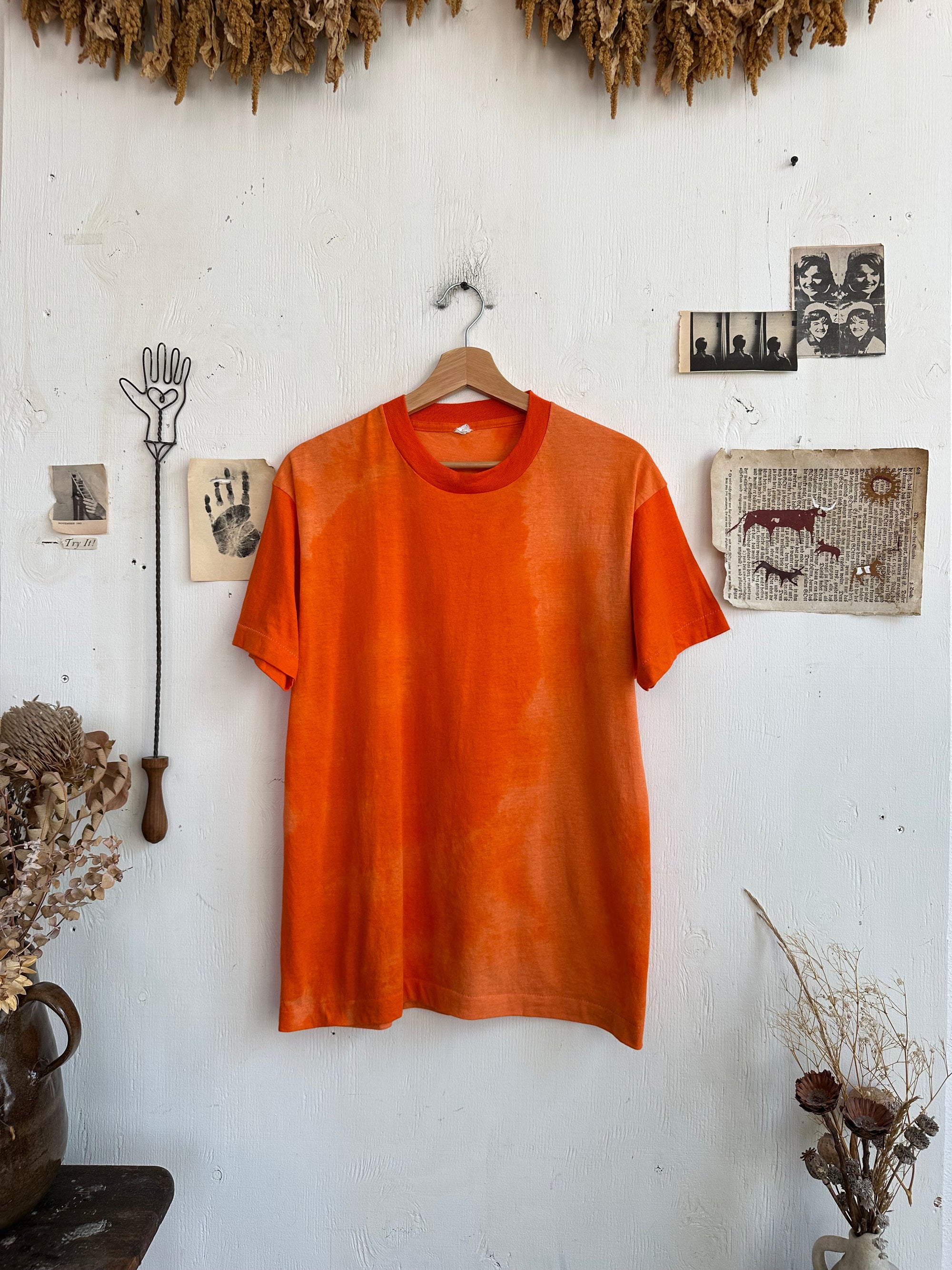 1970s Discolored Orange Blank
