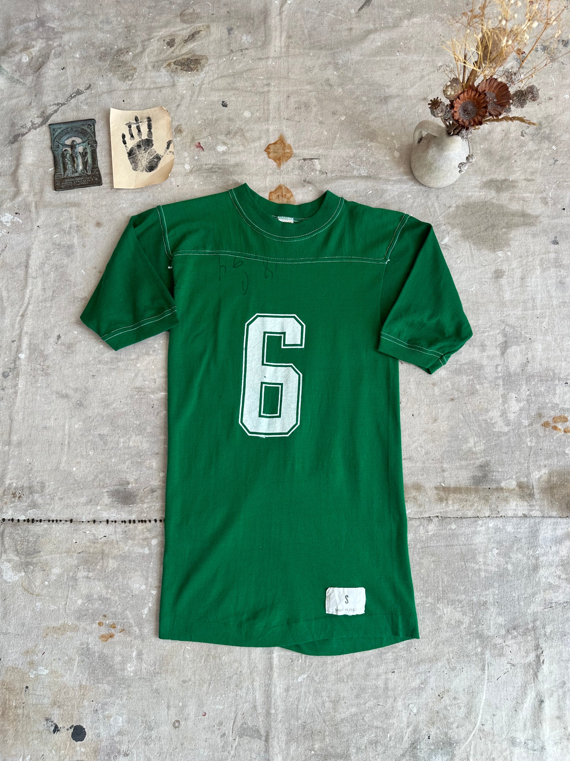 1970s Number 6 Athletic Tee