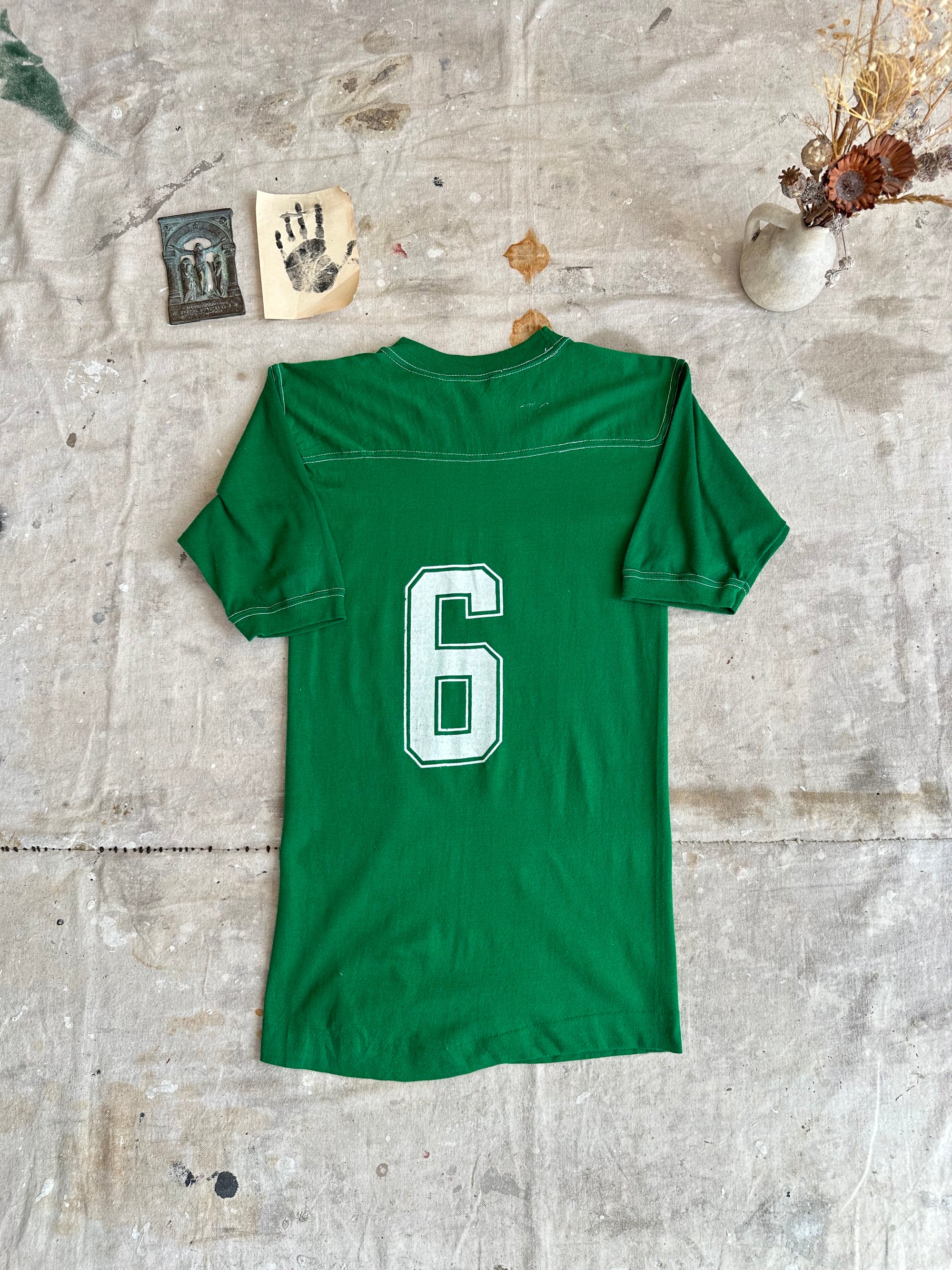 1970s Number 6 Athletic Tee