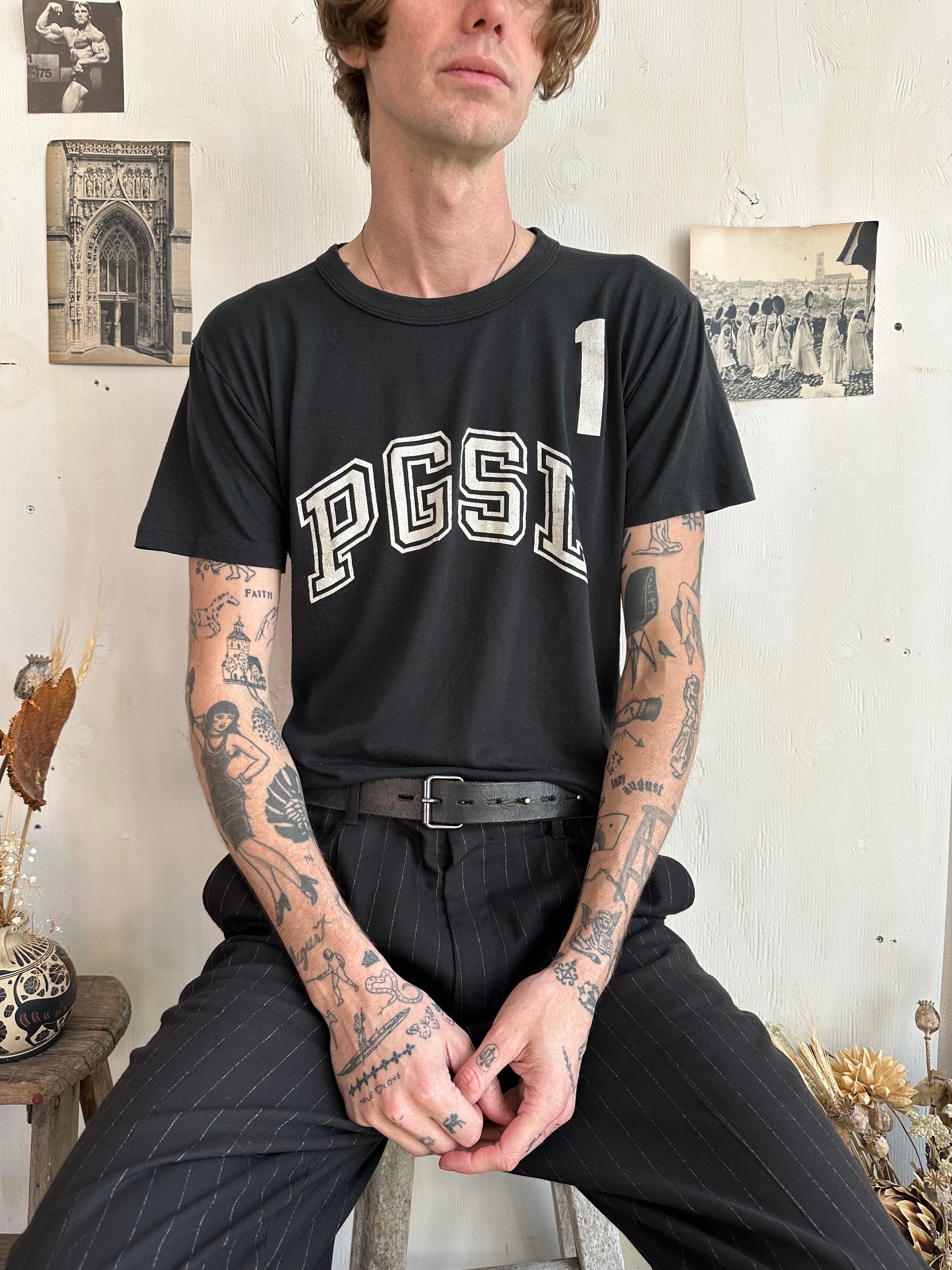 1990s Black Jersey Tee (M)