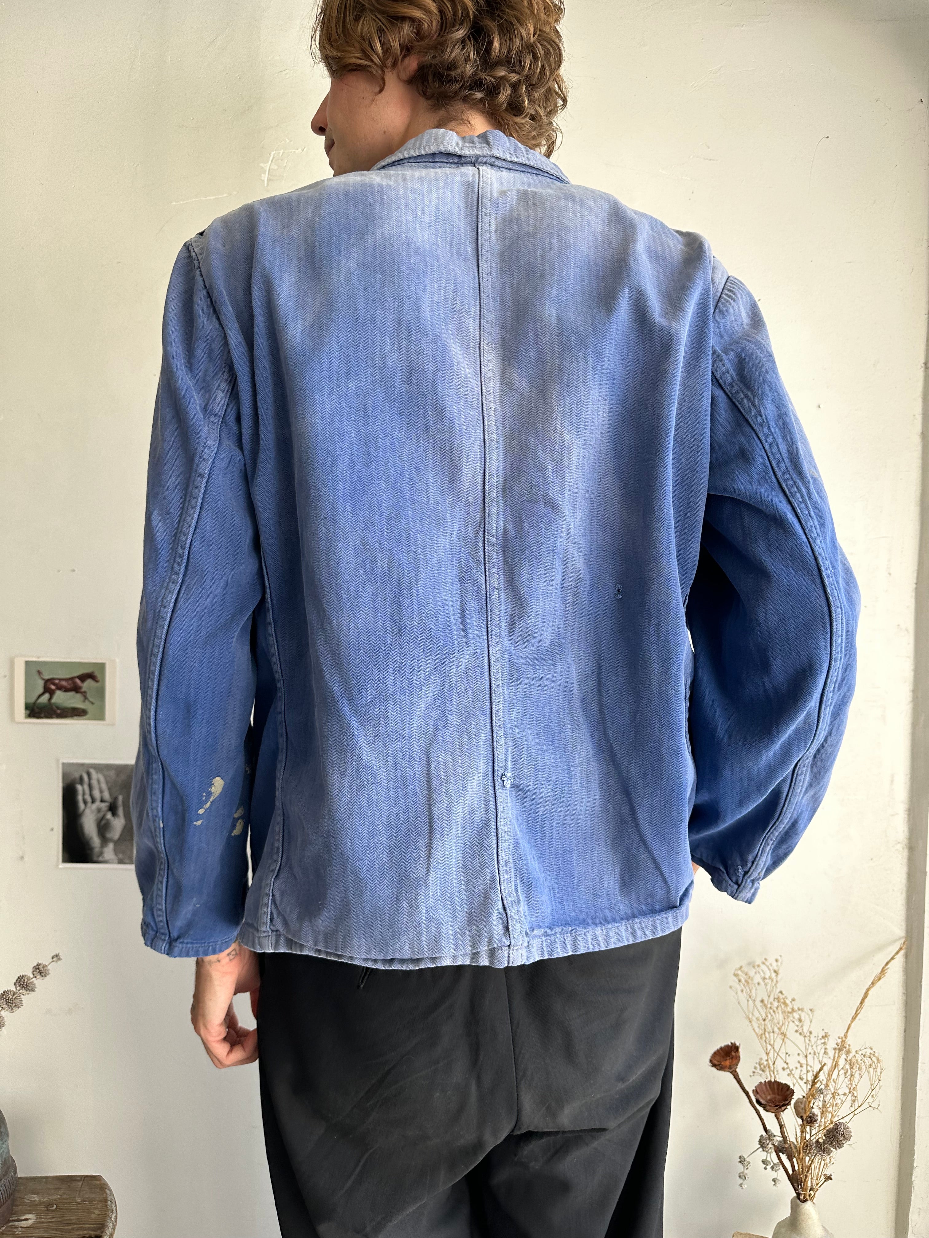 1980s Well-Worn Sanfor Chore Jacket (Boxy L)