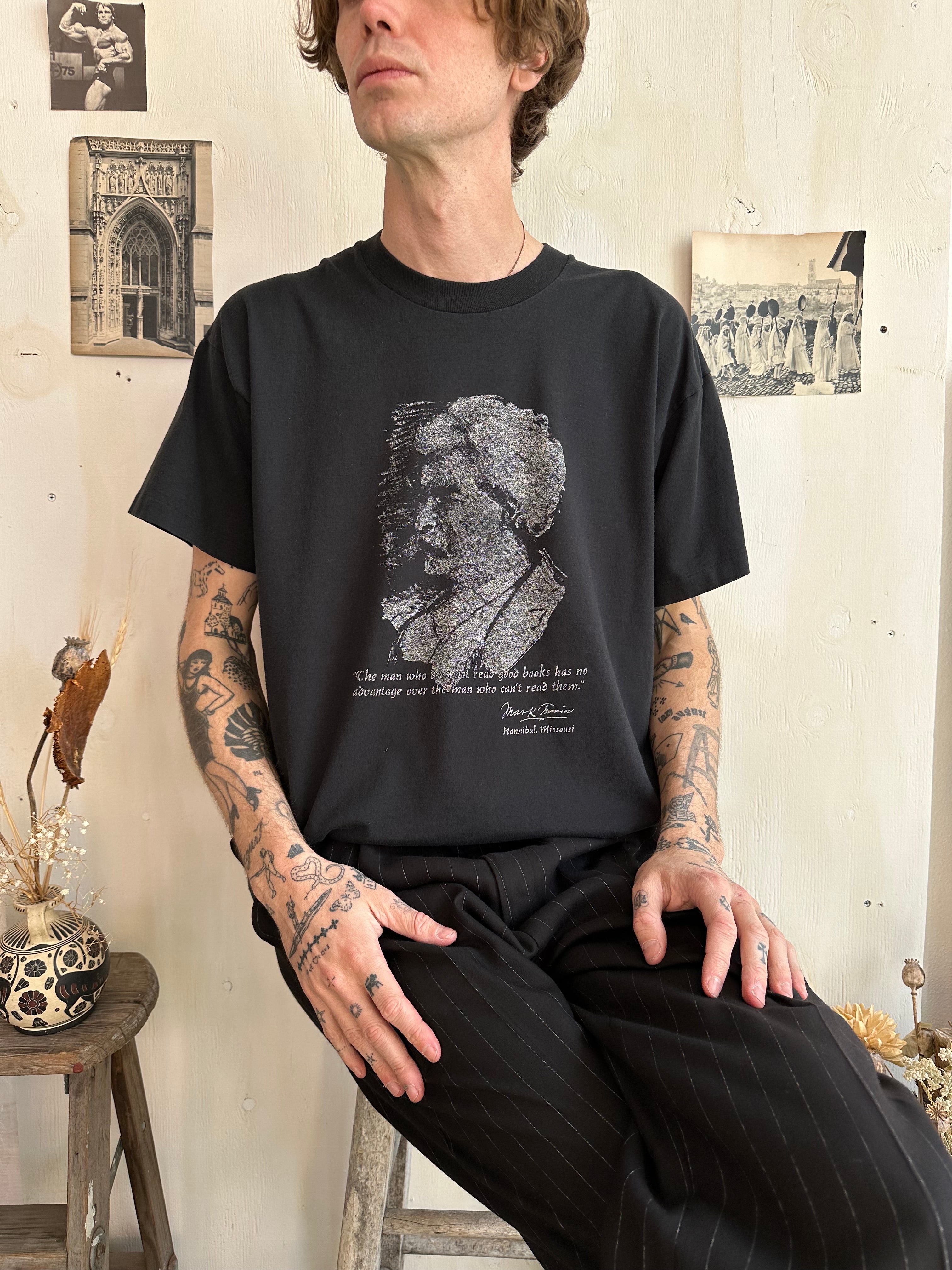 1990s Mark Twain T-Shirt (Boxy XL)