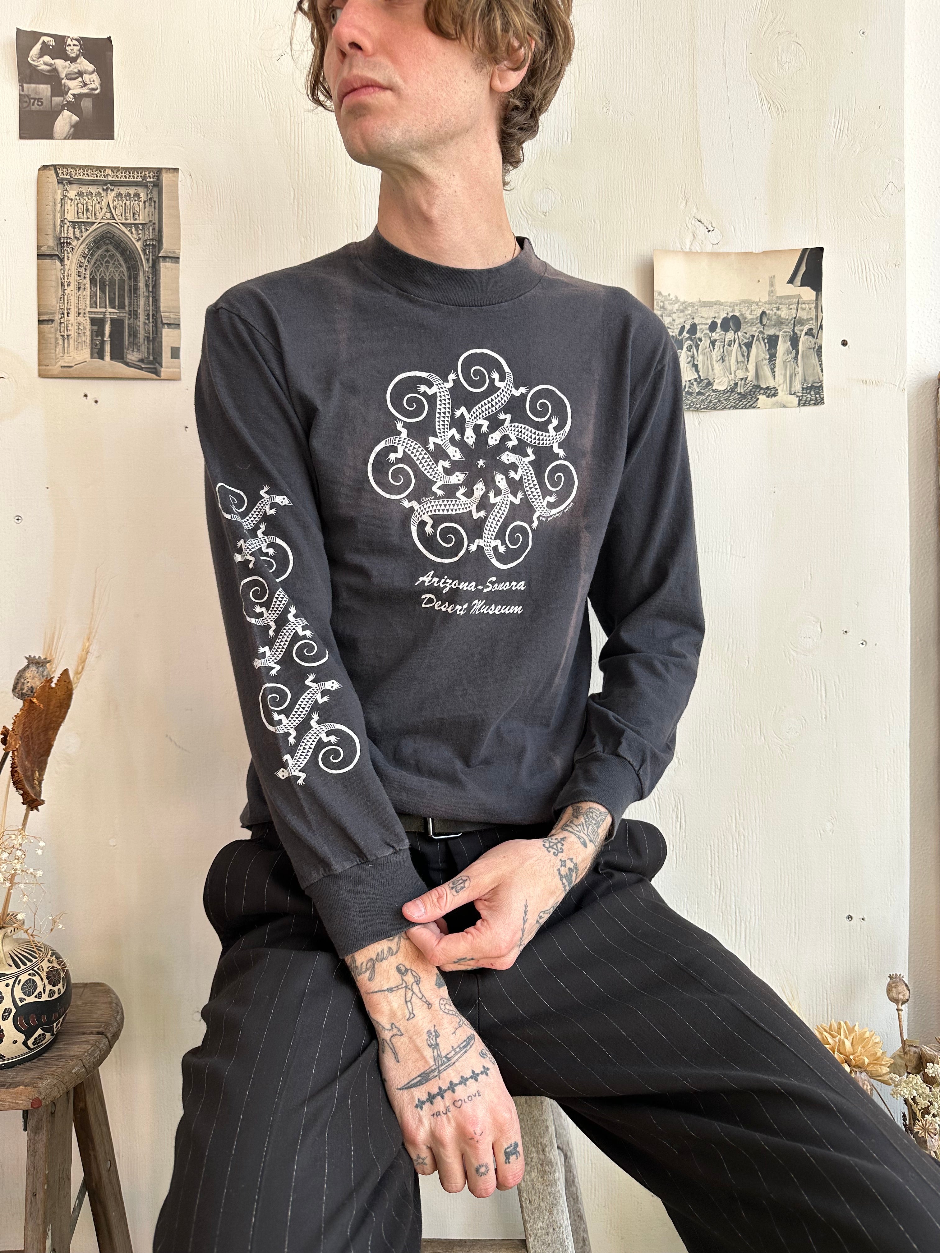 1980s Sunfaded Desert Museum Spiral Long Sleeve (M)