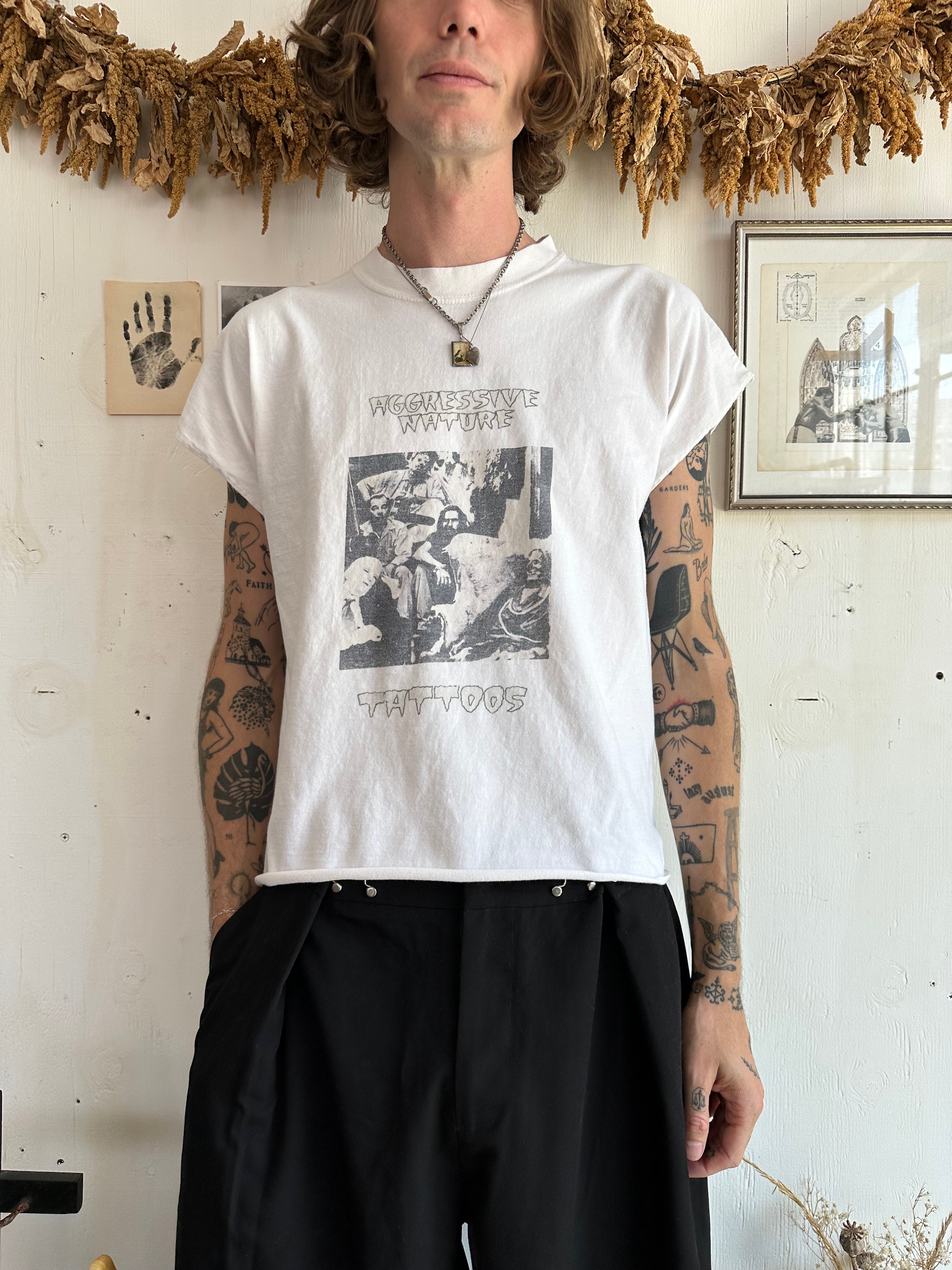 1990s Aggressive Nature Tattoos Tee (M/L)