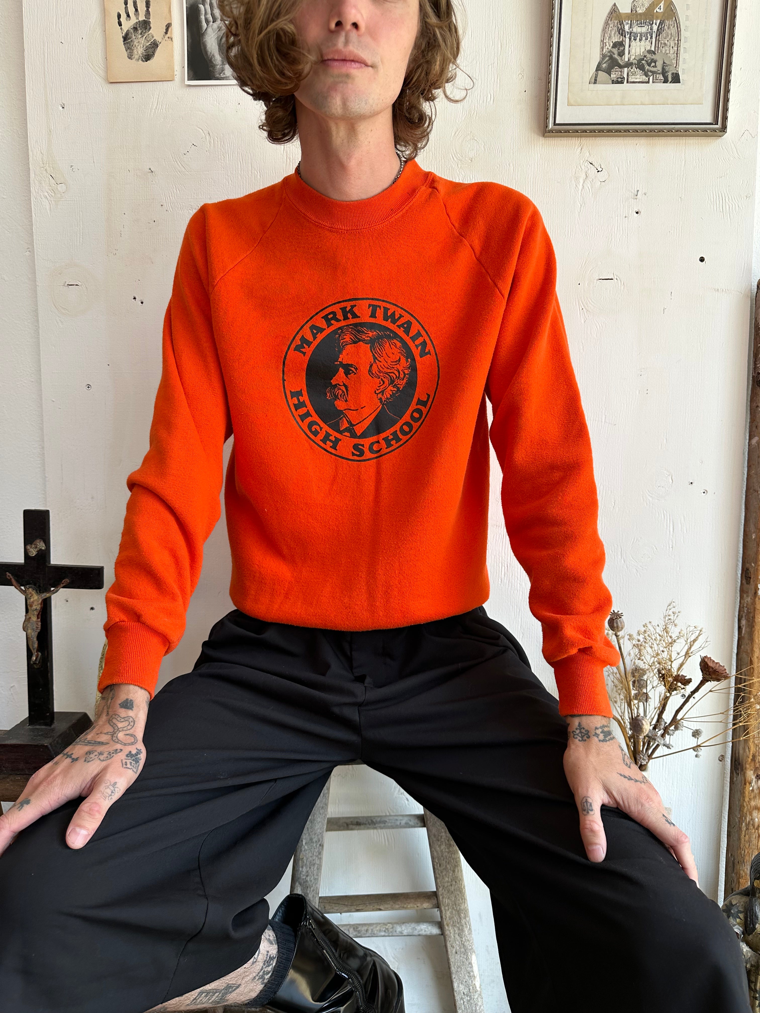 1980s Mark Twain High School Sweatshirt (M)