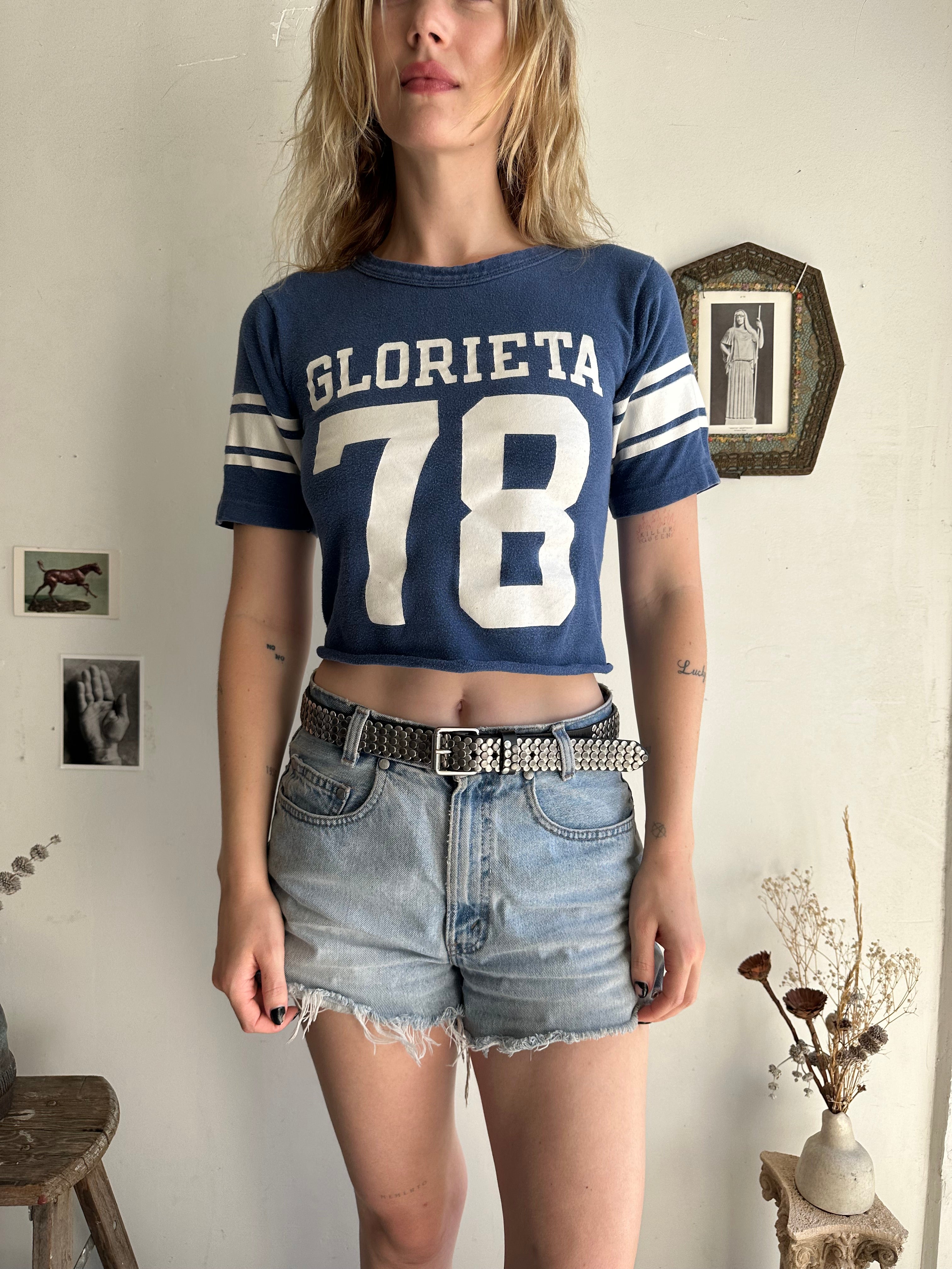 1970s Glorieta Jersey T-Shirt (Cropped XS/S)