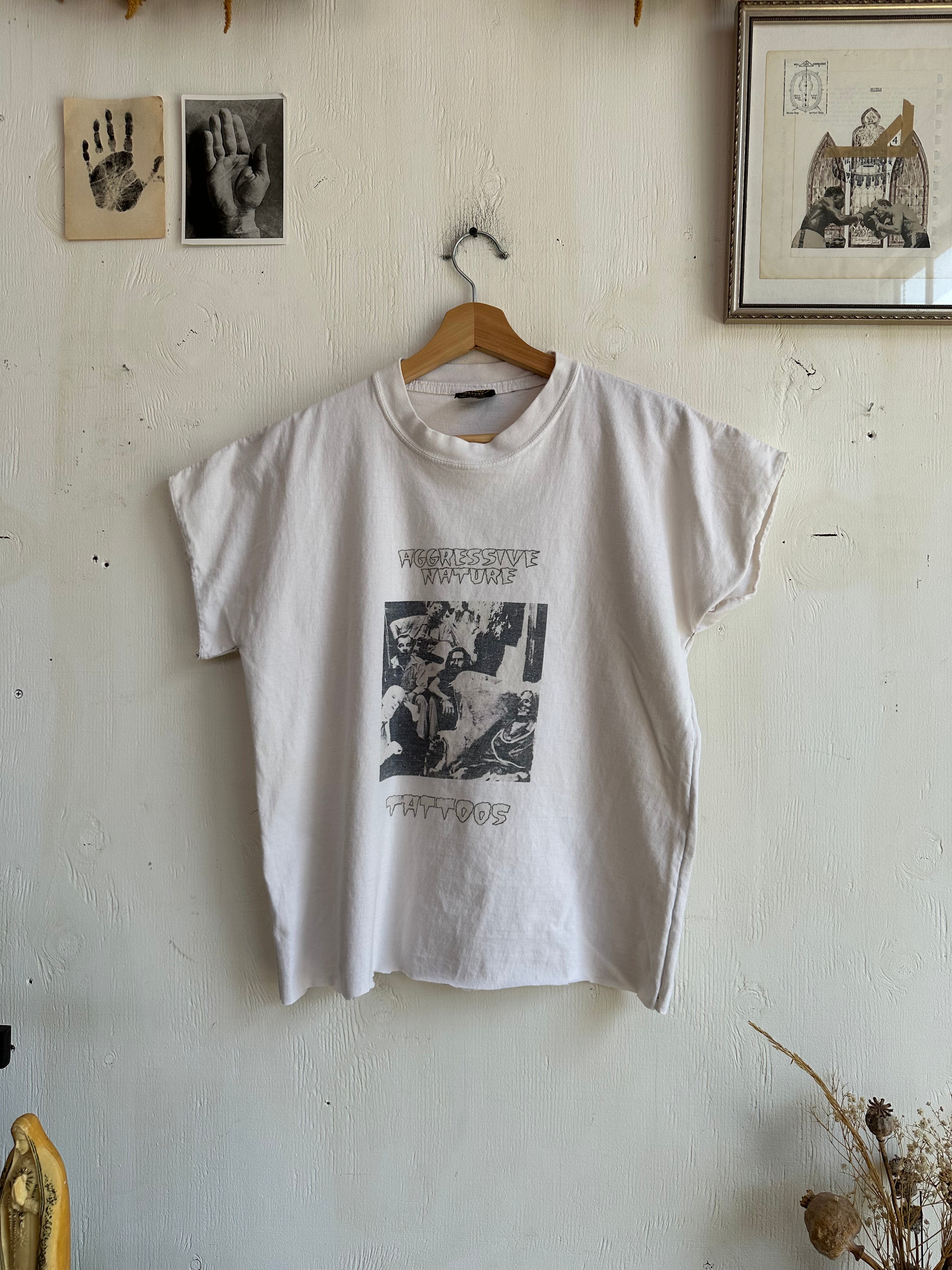 1990s Aggressive Nature Tattoos Tee (M/L)
