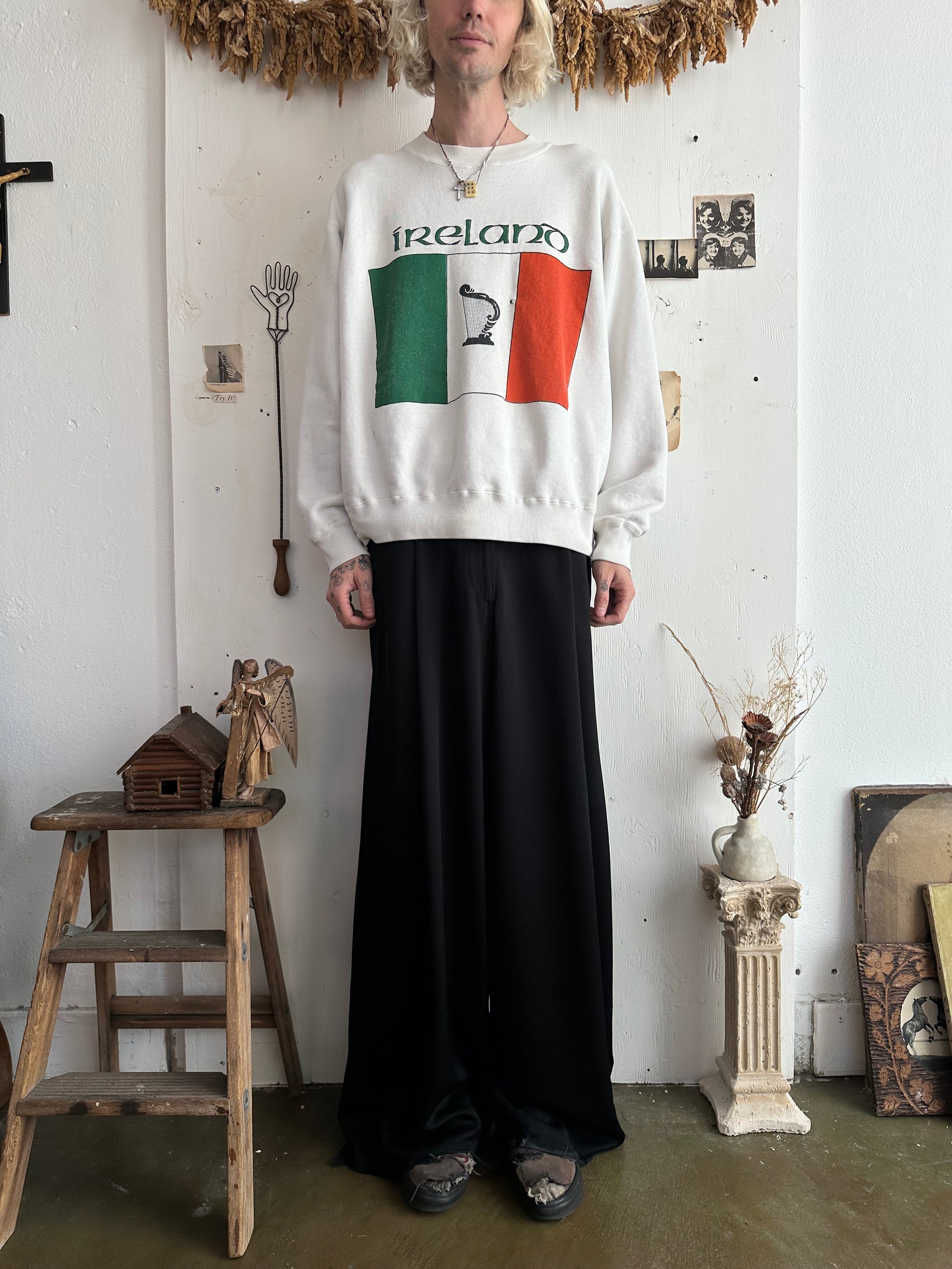 1990s Ireland Irish Flag Sweatshirt