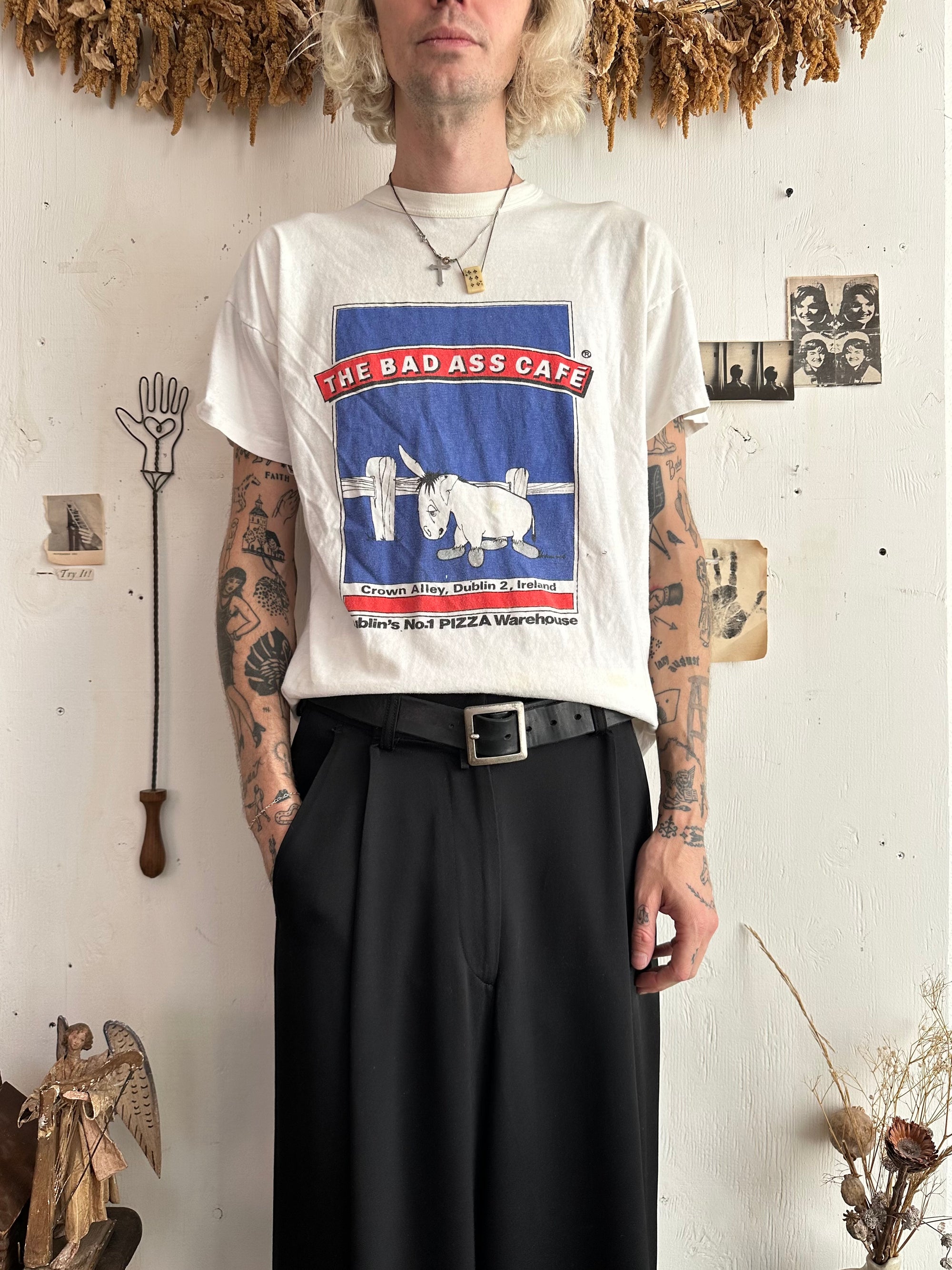 1980s Well Worn The Bad Ass Cafe Tee