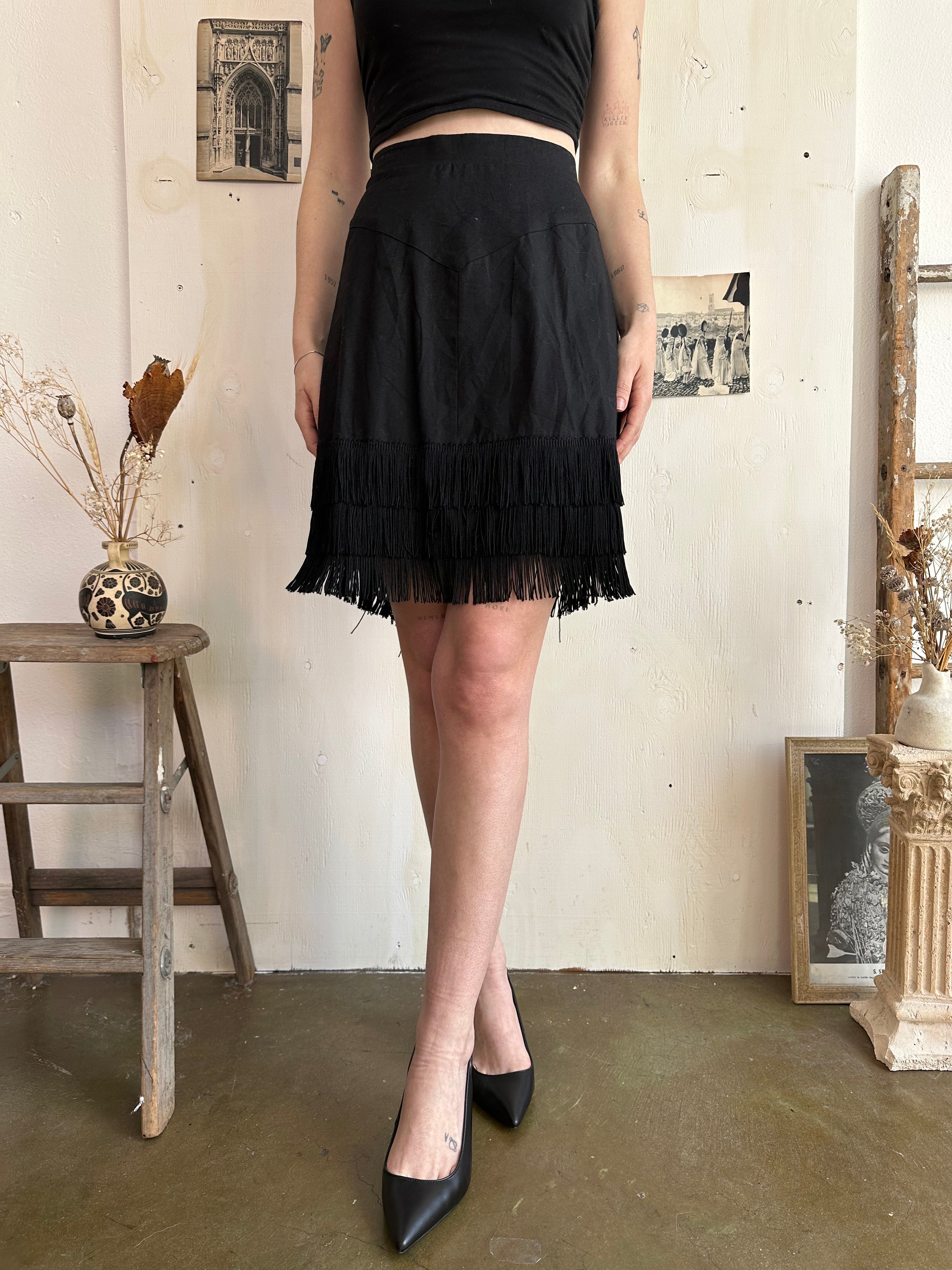 1980s Flapper Skirt (M/L)