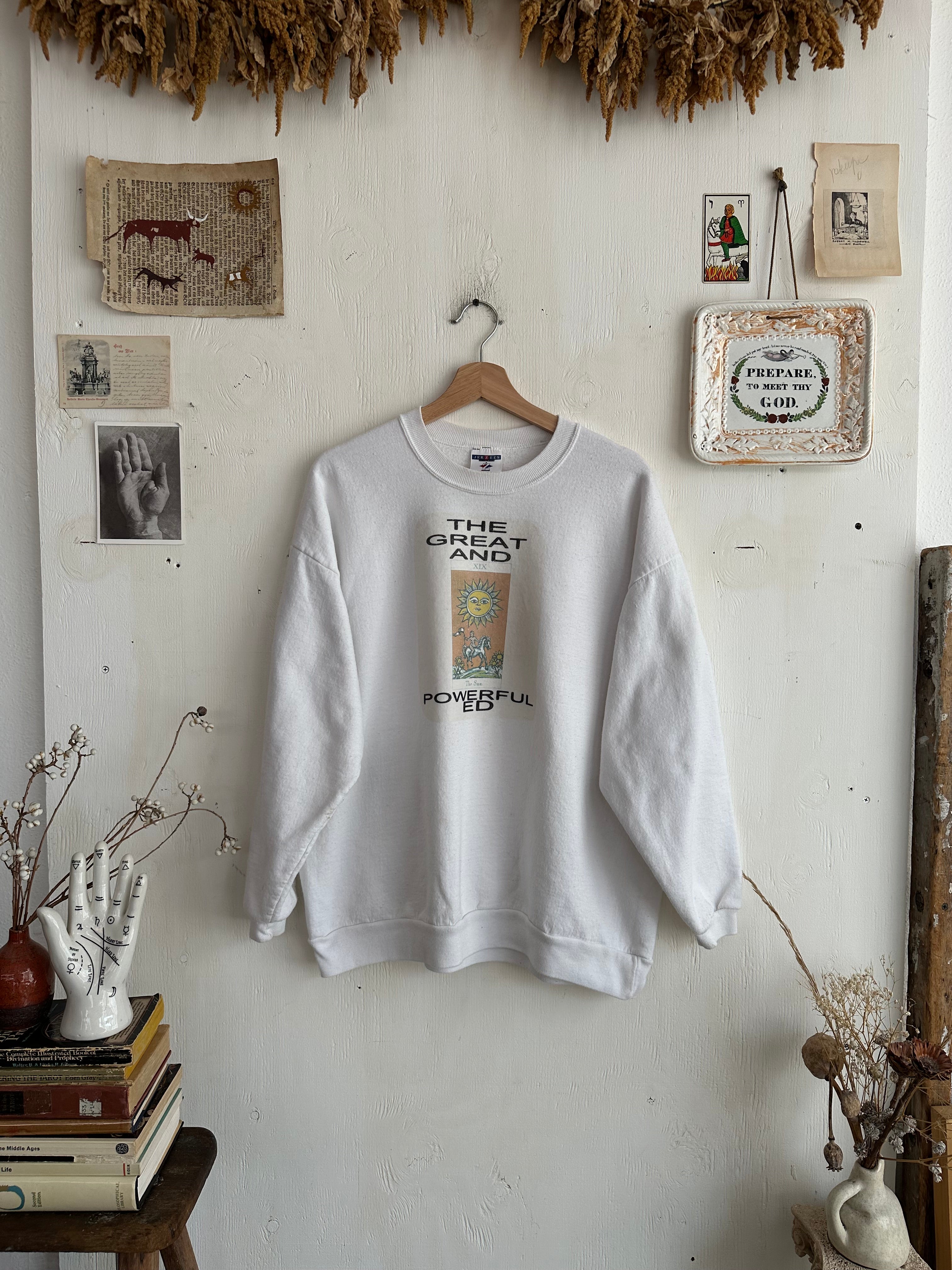 1990s/2000s Sun Card Tarot Sweatshirt (Boxy XL)