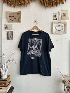 1990s Well Worn Baphamet T-Shirt (Boxy L)