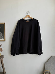 1980s Blank Black Sweatshirt (Boxy XL)