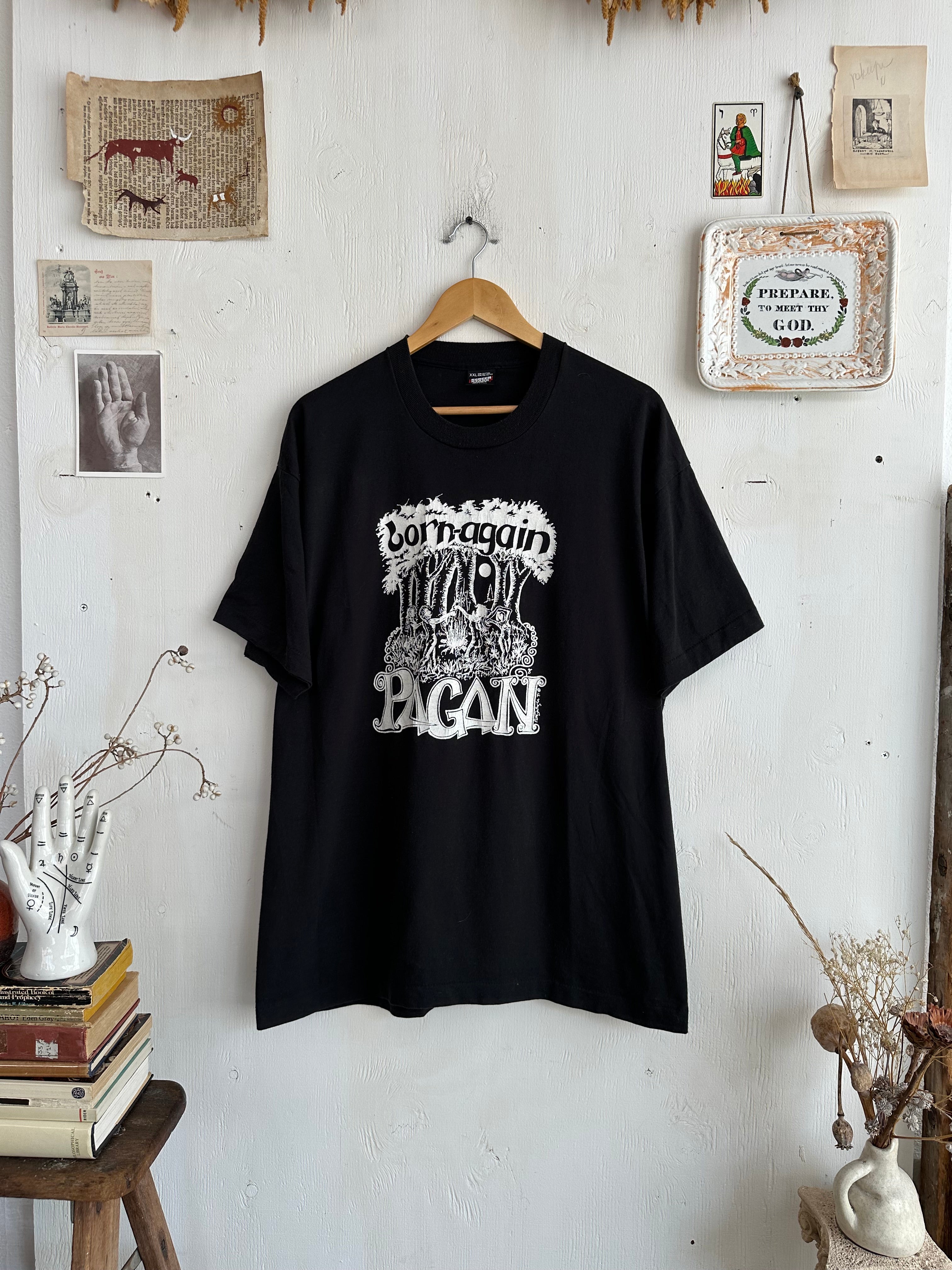 1991 Well Worn Born Again Pagan Dancing T-Shirt (XXL)