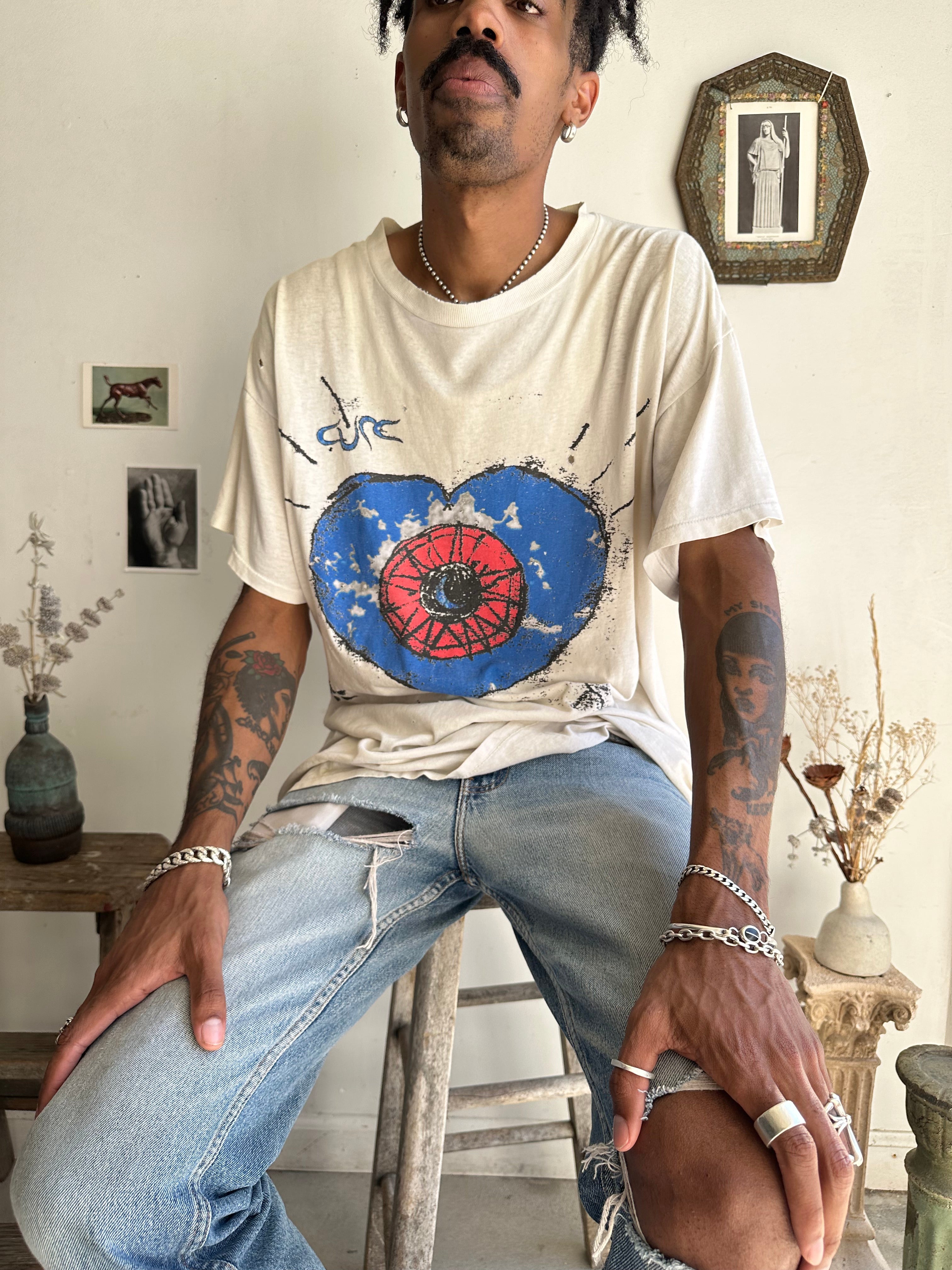 1992 Well-Worn The Cure Wish T-Shirt (XXL)
