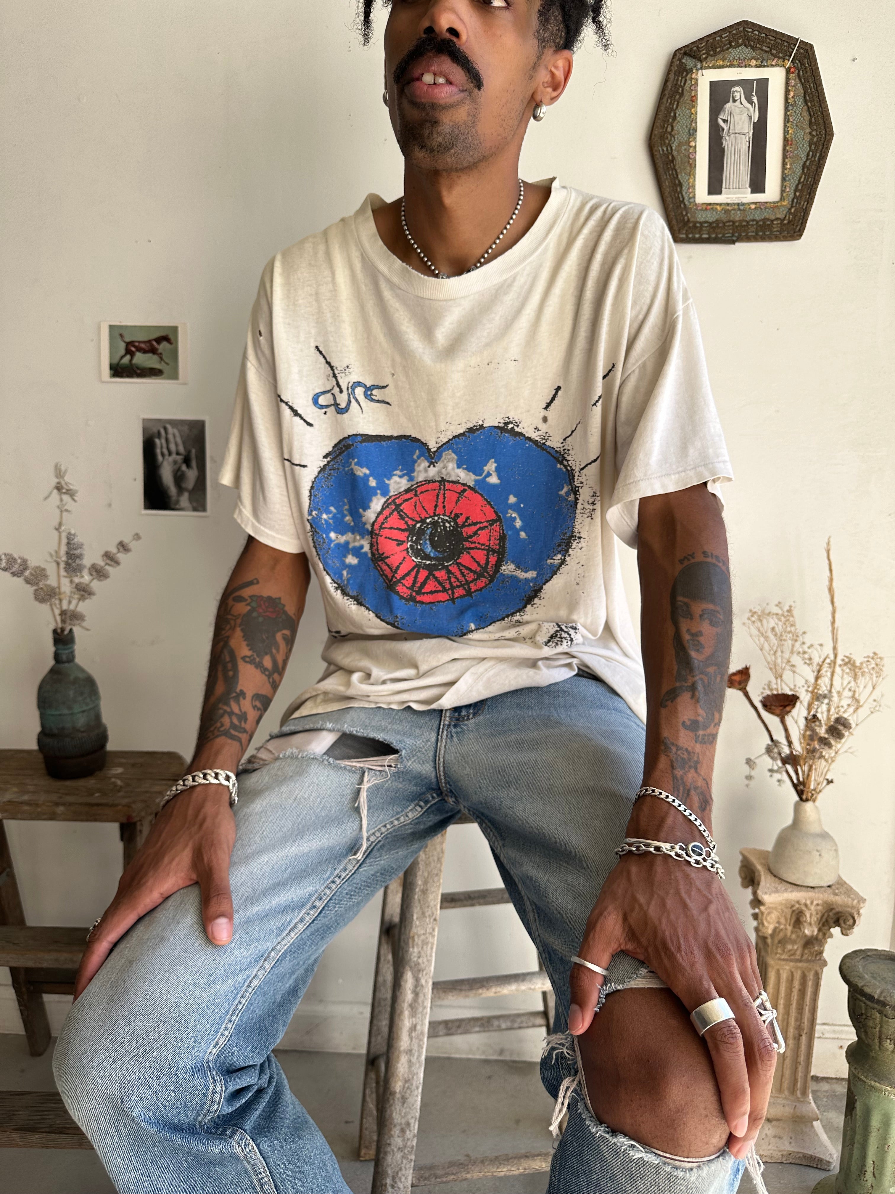 1992 Well-Worn The Cure Wish T-Shirt (XXL)