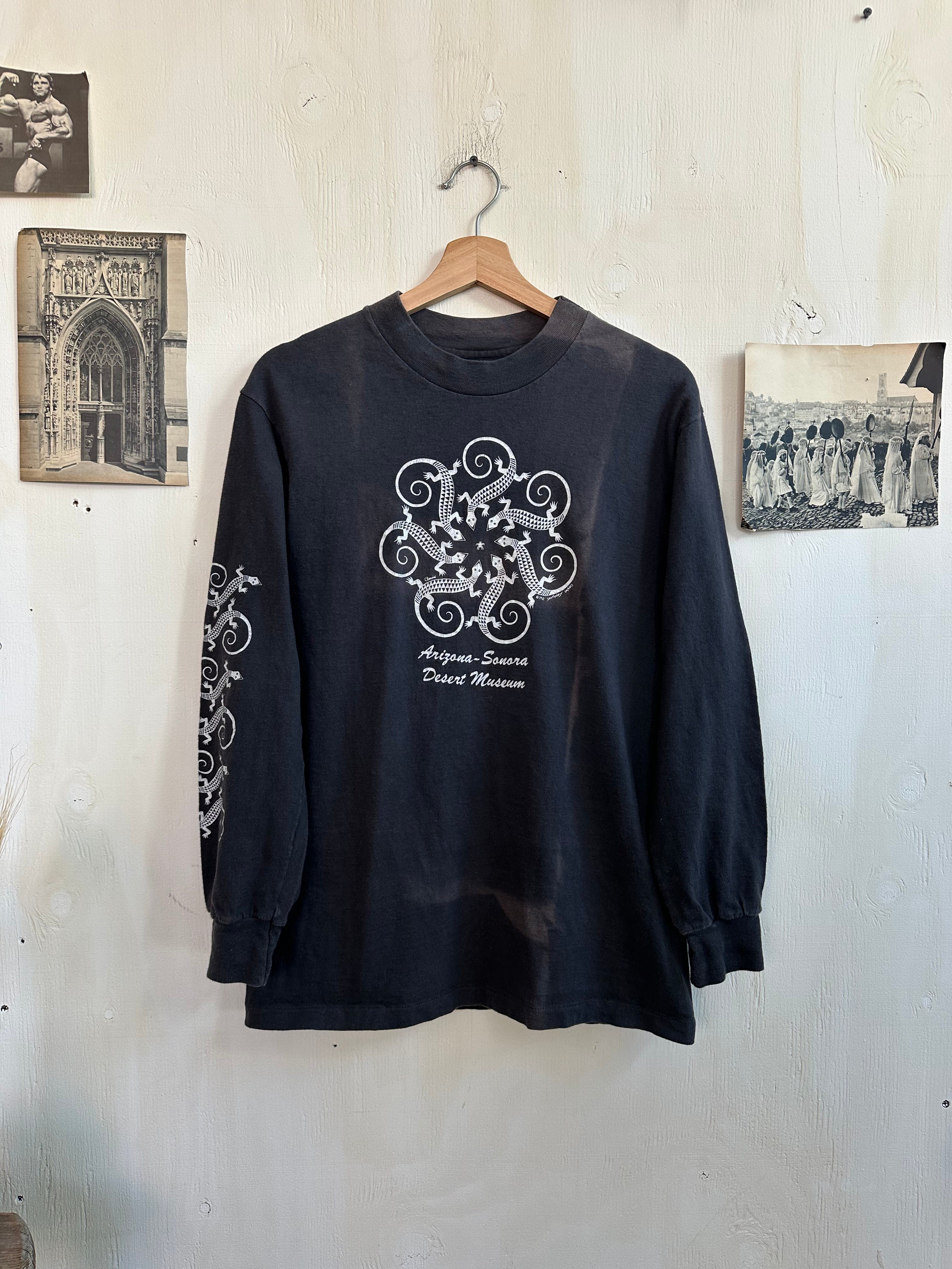 1980s Sunfaded Desert Museum Spiral Long Sleeve (M)