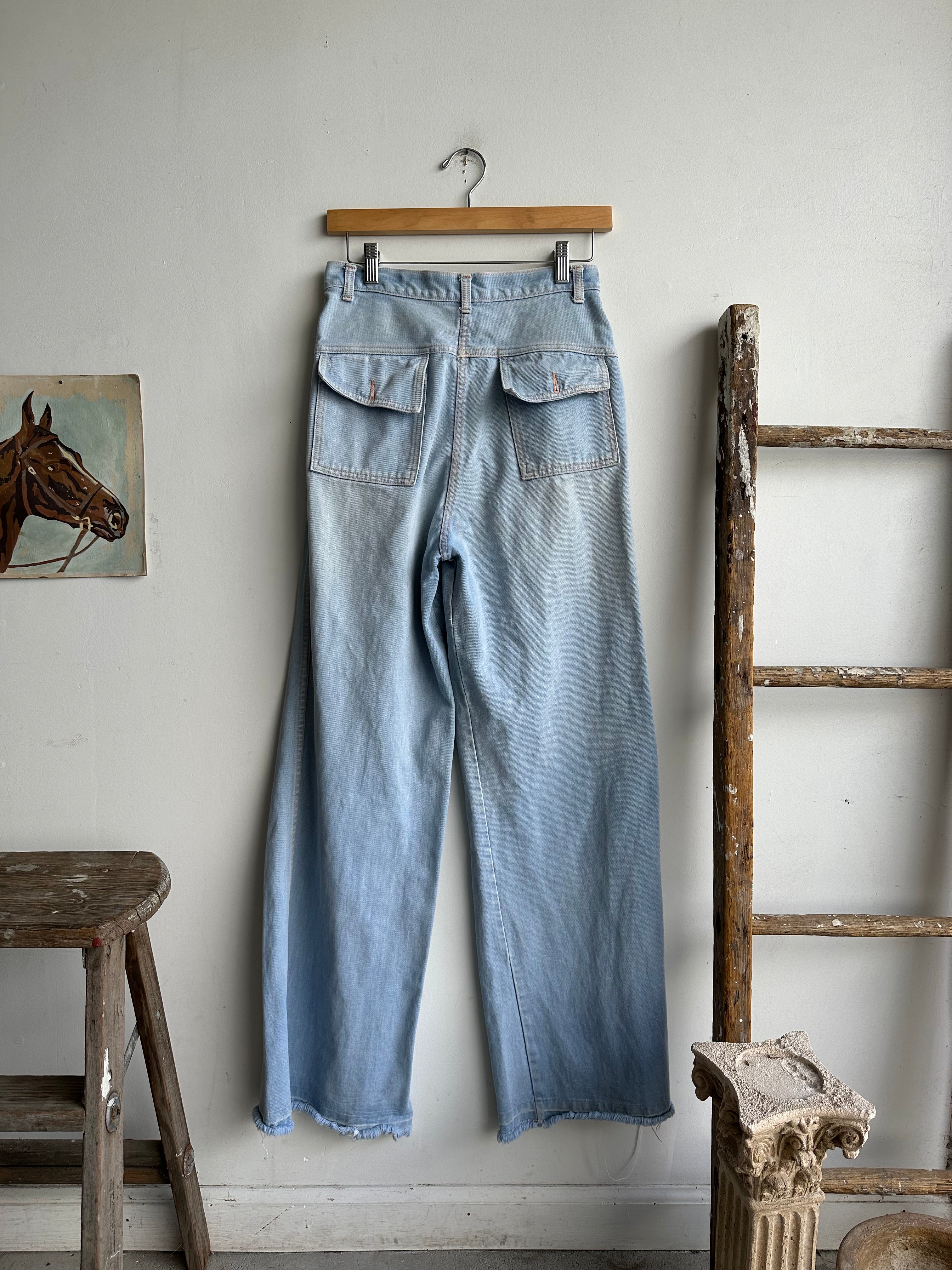 1970s Light Wash Country Craft Jeans (28 x 31)