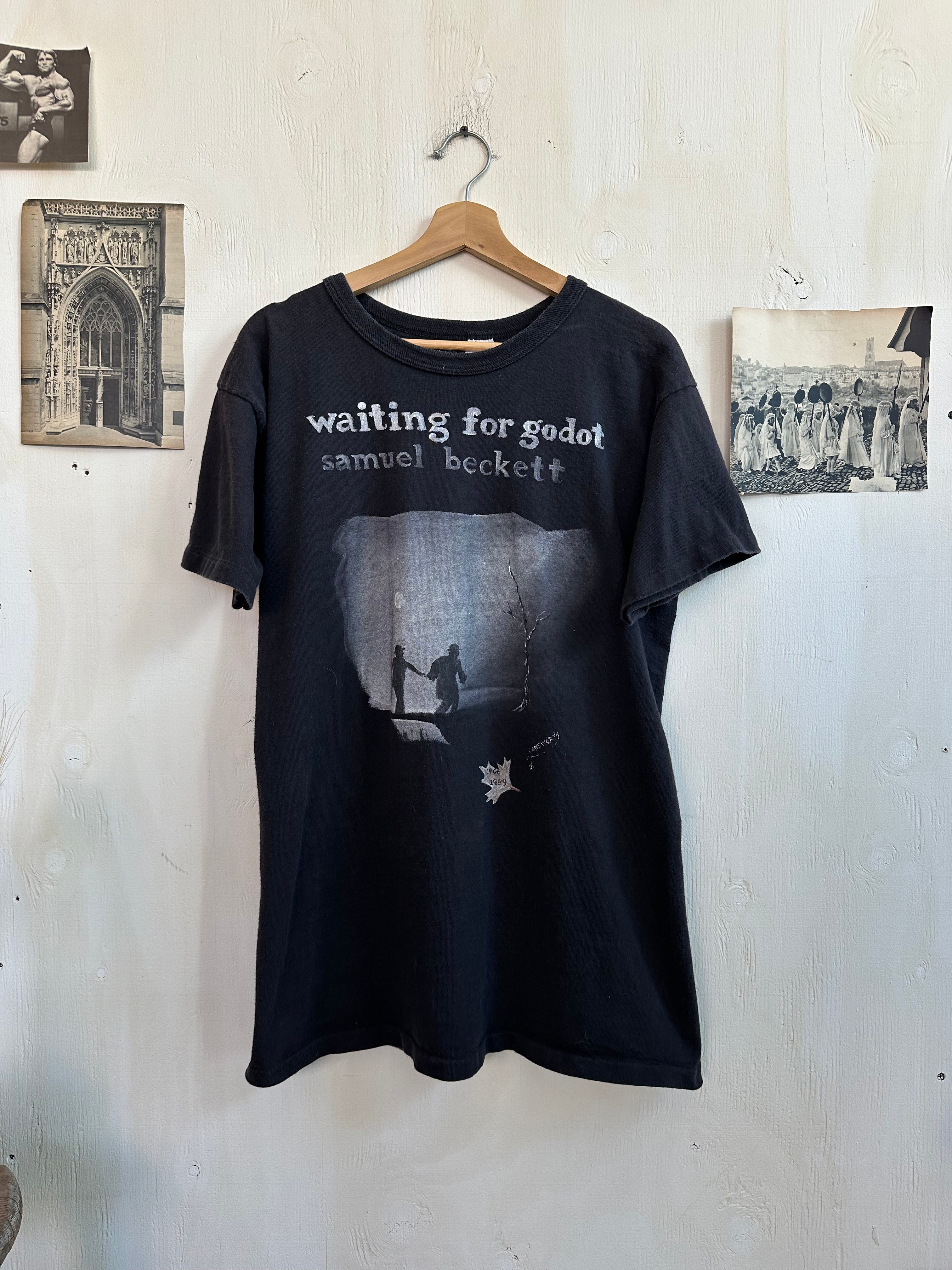 1980s Hand Painted Waiting For Godot Tee (L)