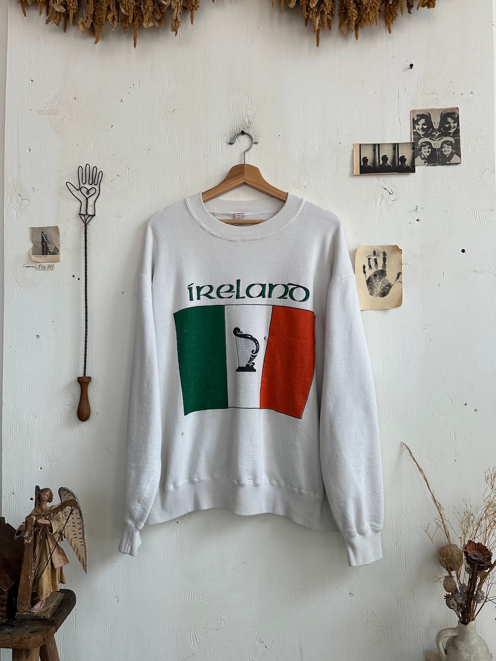 1990s Ireland Irish Flag Sweatshirt