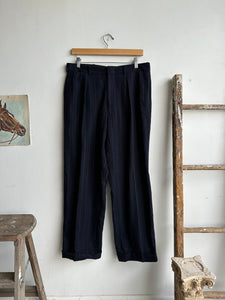 1980s Pinstripe Trousers (33 x 29)