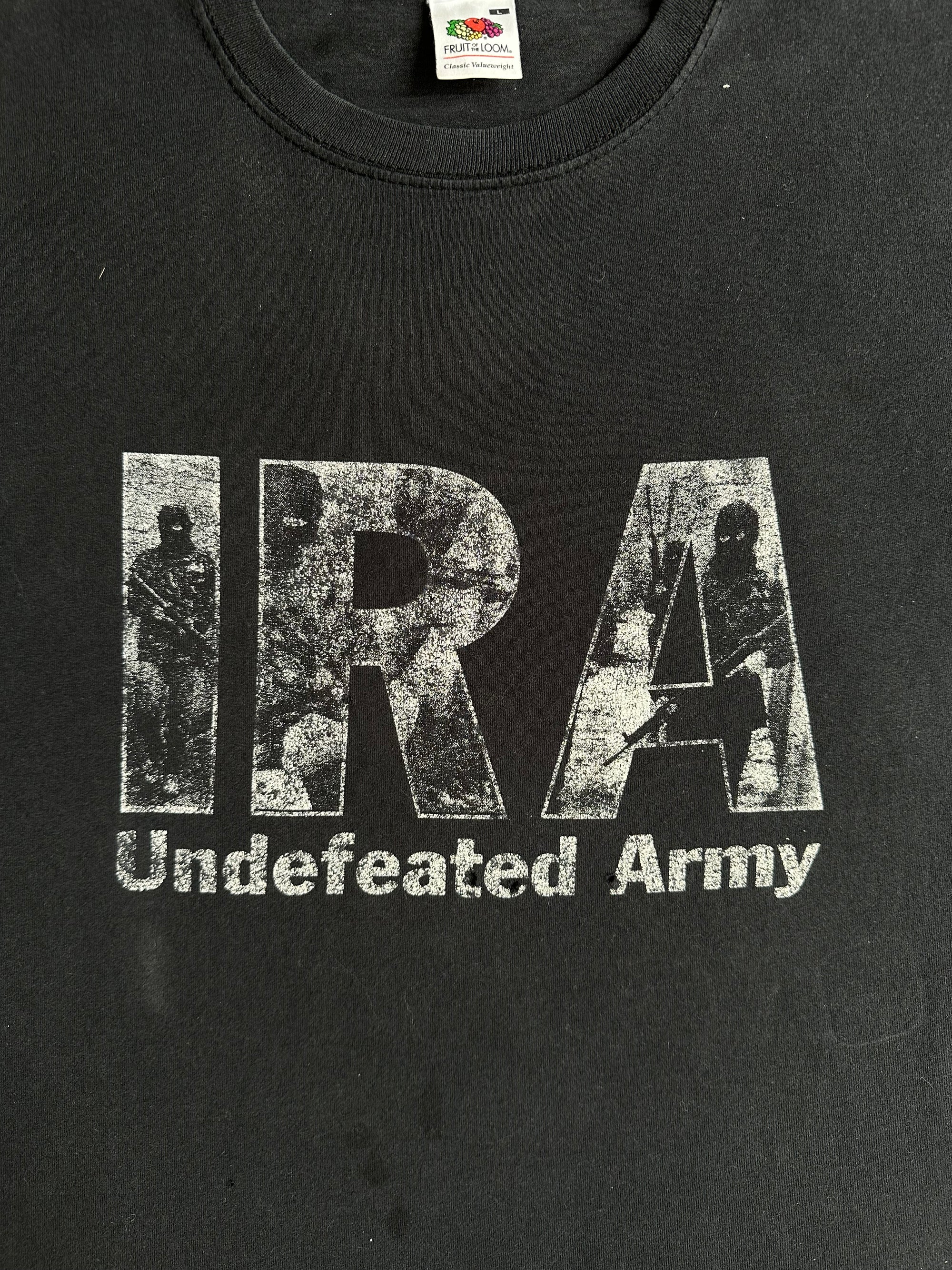 2000s IRA Undefeated Army T-Shirt