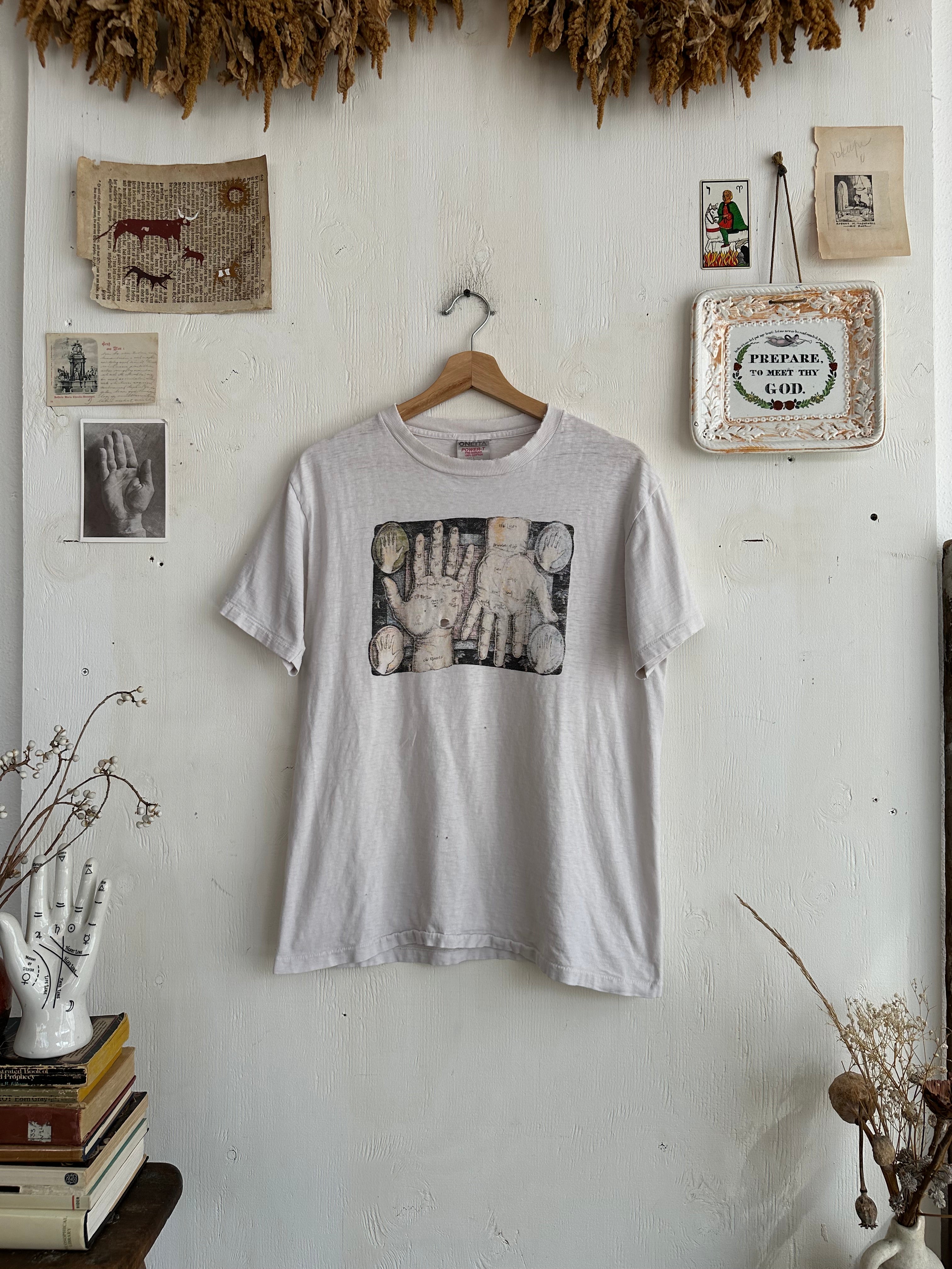 1990s Well-Worn Palmistry Tee (Boxy M)