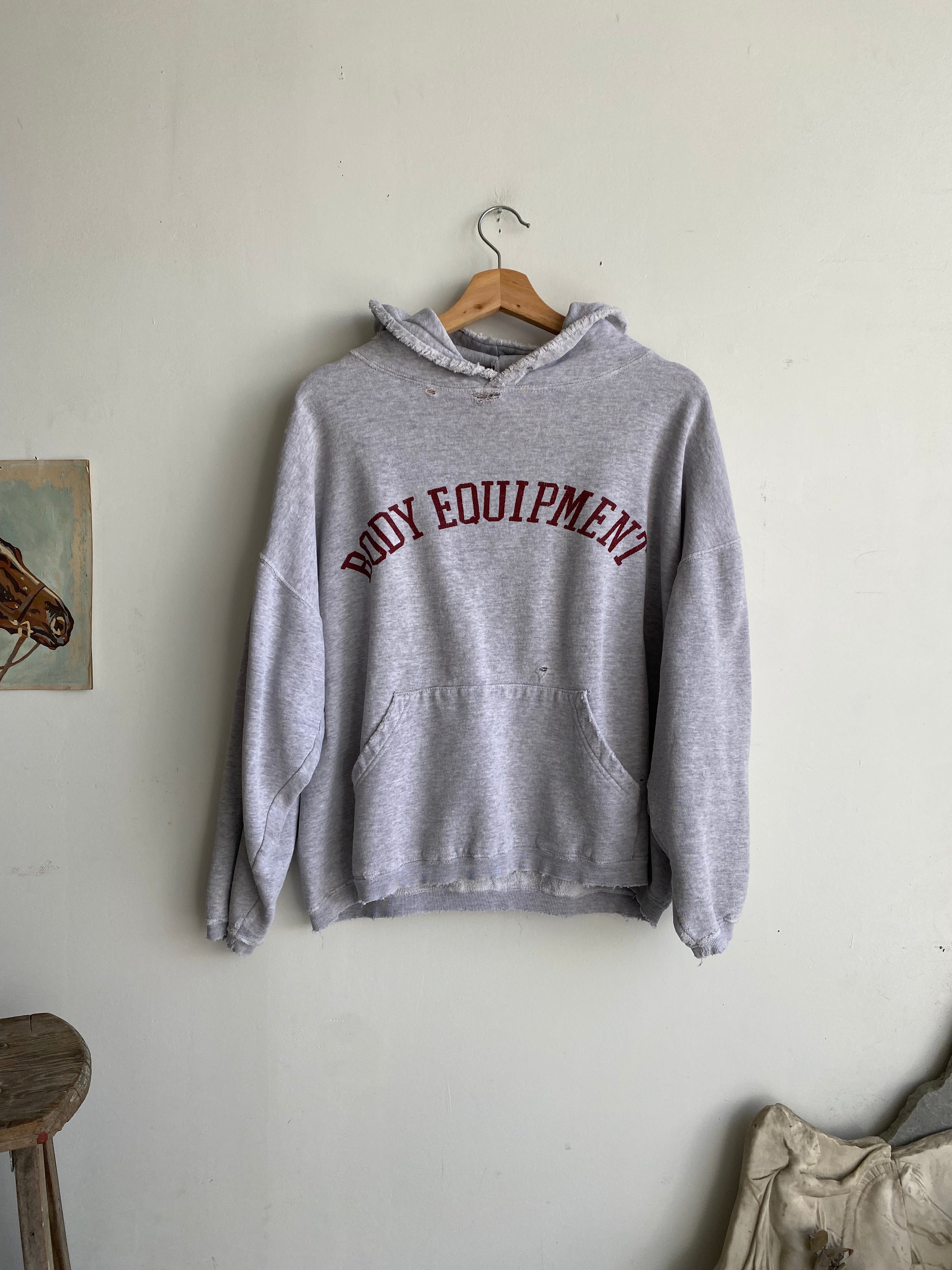 1980s Thrashed Body Equipment Hoodie (Boxy M)