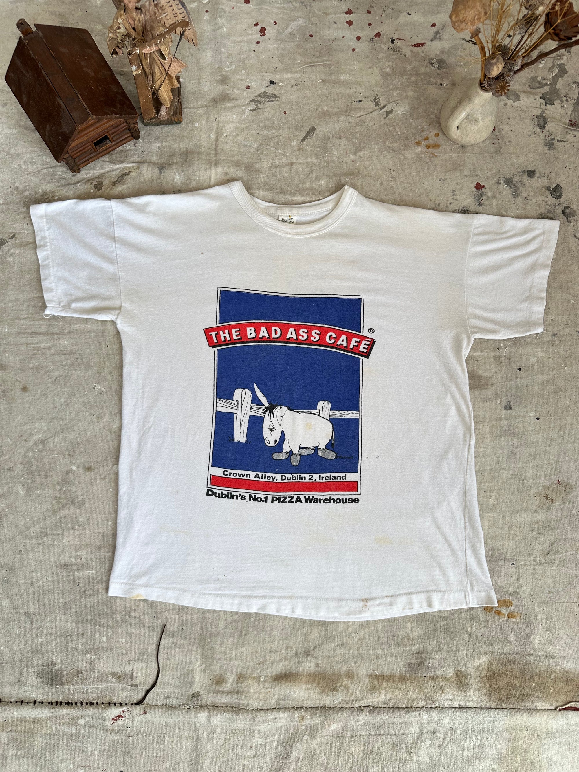 1980s Well Worn The Bad Ass Cafe Tee