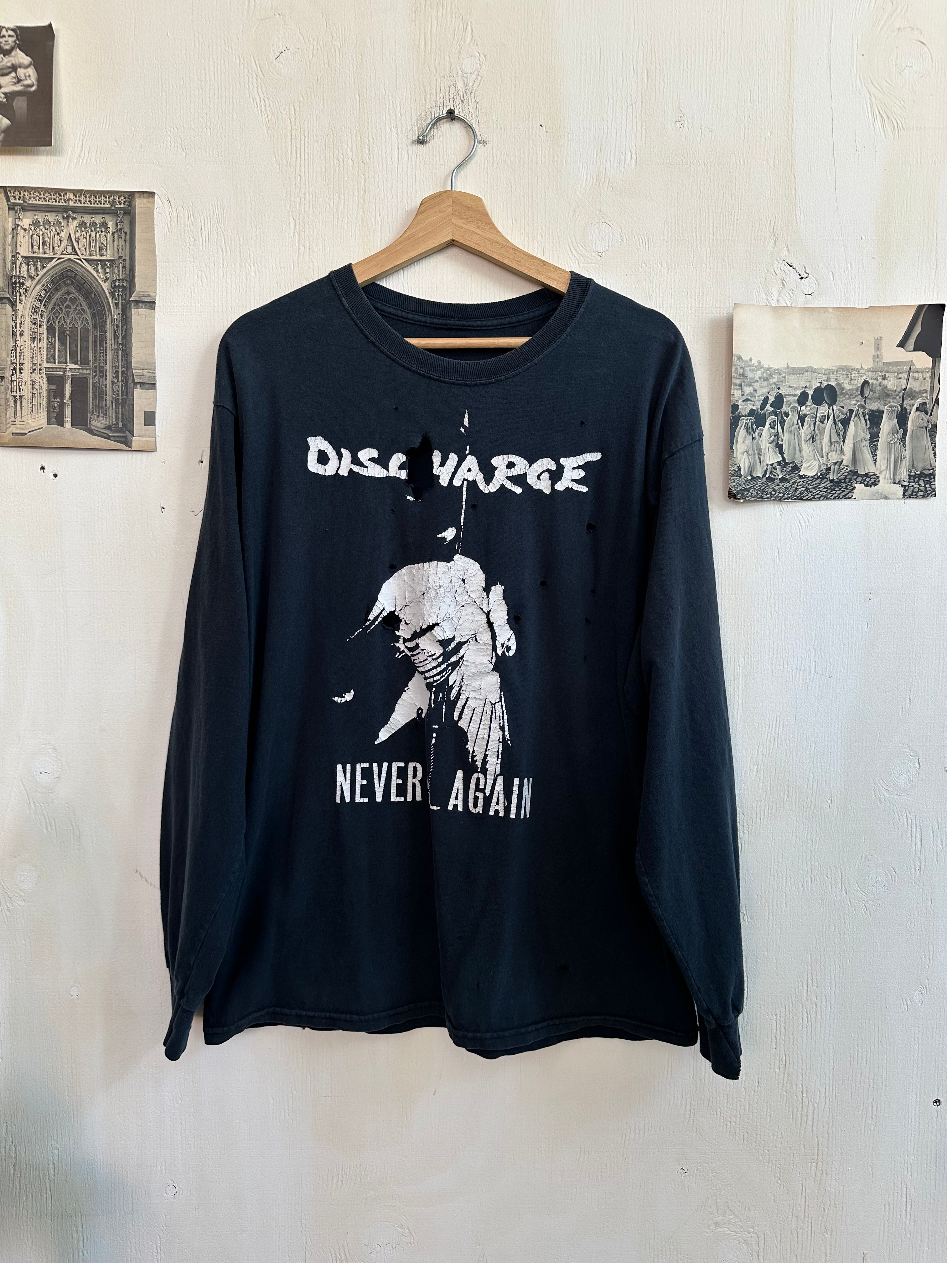 2000s Thrashed Discharge Long Sleeve (XL)