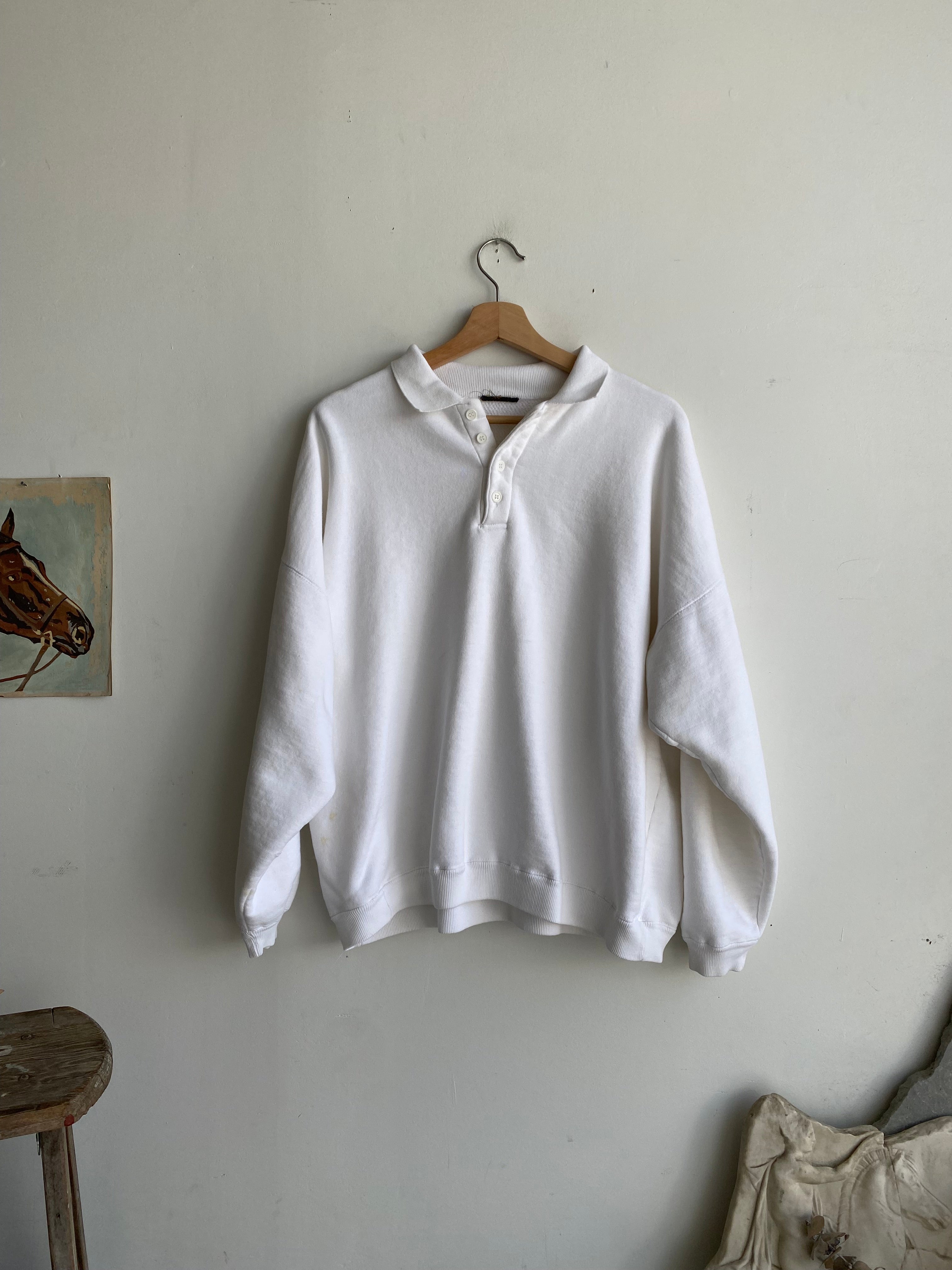1980s Collared Sweatshirt (Boxy M/L)