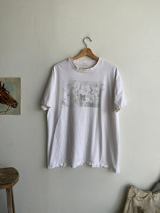 1990s Faded Floral T-Shirt (XL)