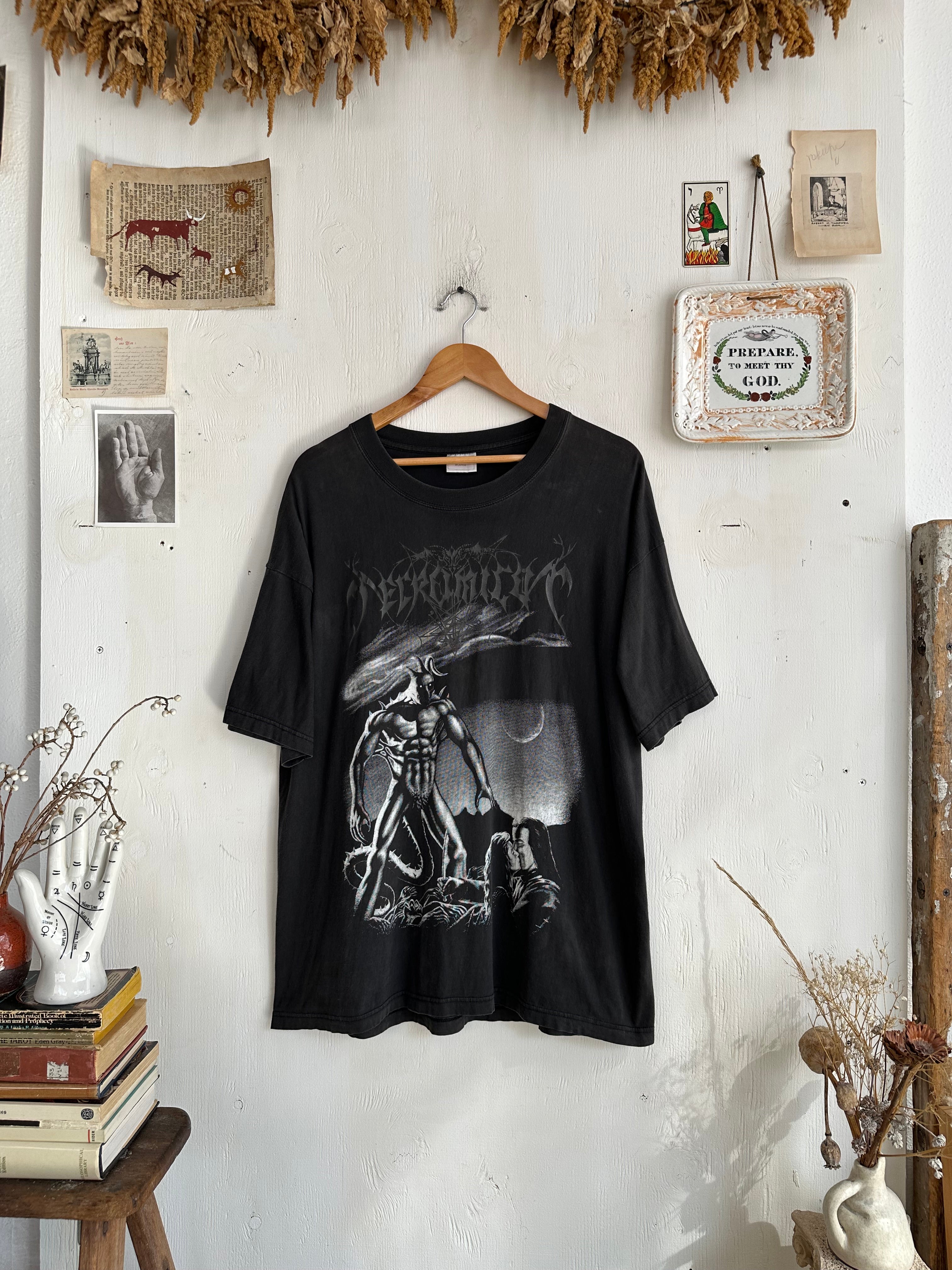 1990s Necromicon "Sightveiler" Black Metal T-shirt (Boxy XL)