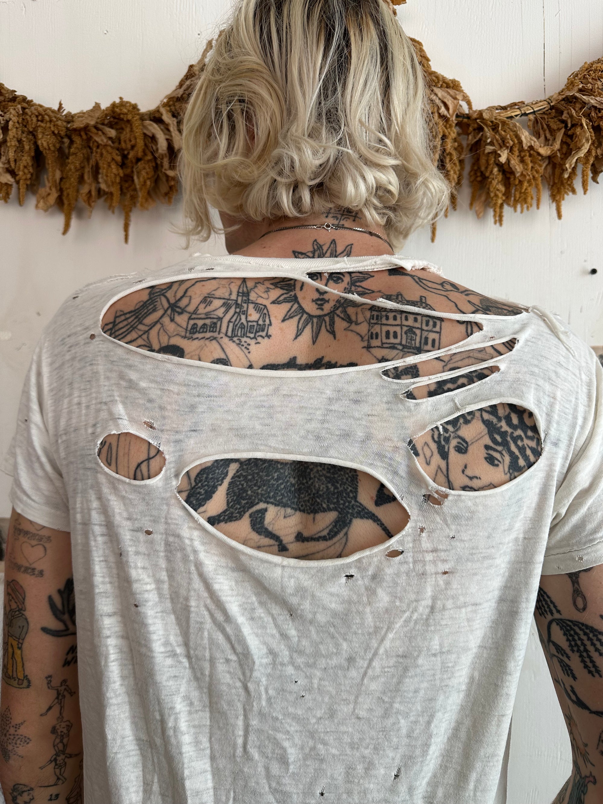1970s Thrashed White T-Shirt