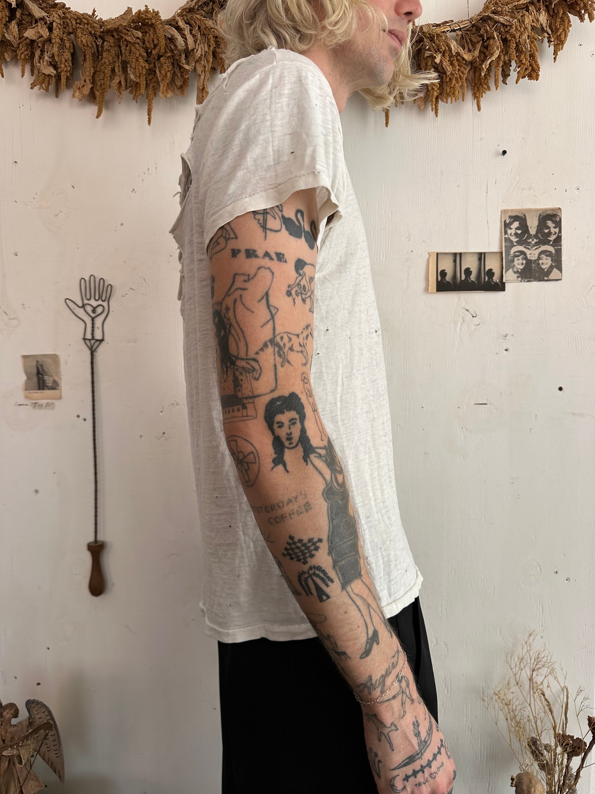 1970s Thrashed White T-Shirt