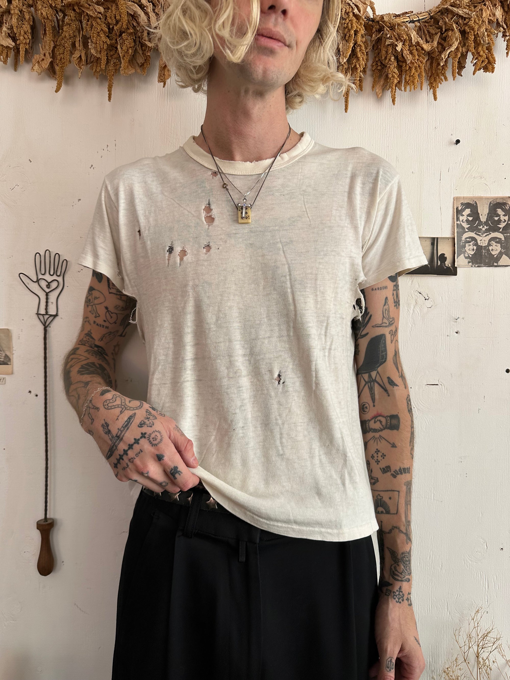1960s Perfect White T-Shirt