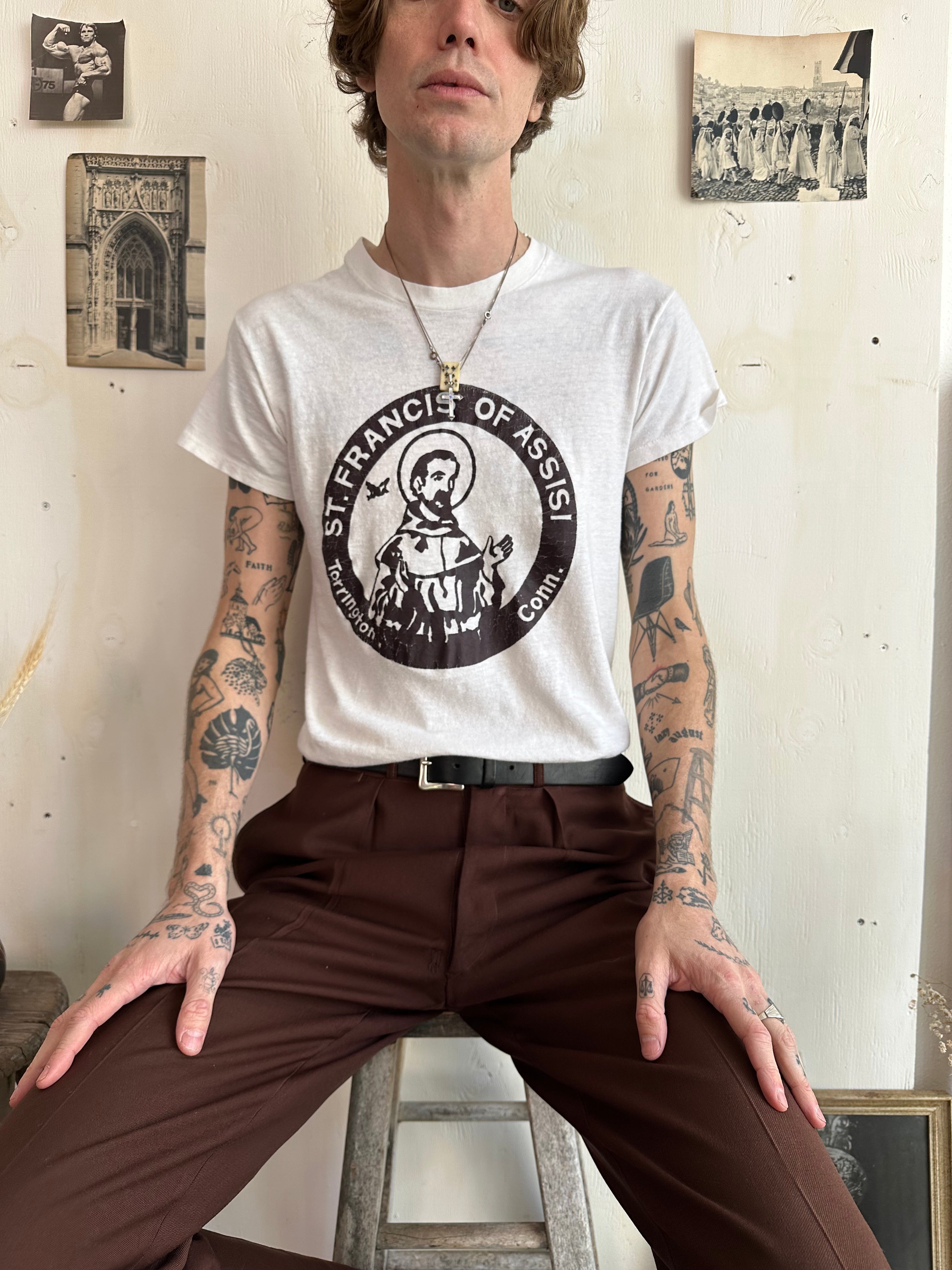 1970s St. Francis T-Shirt (M)