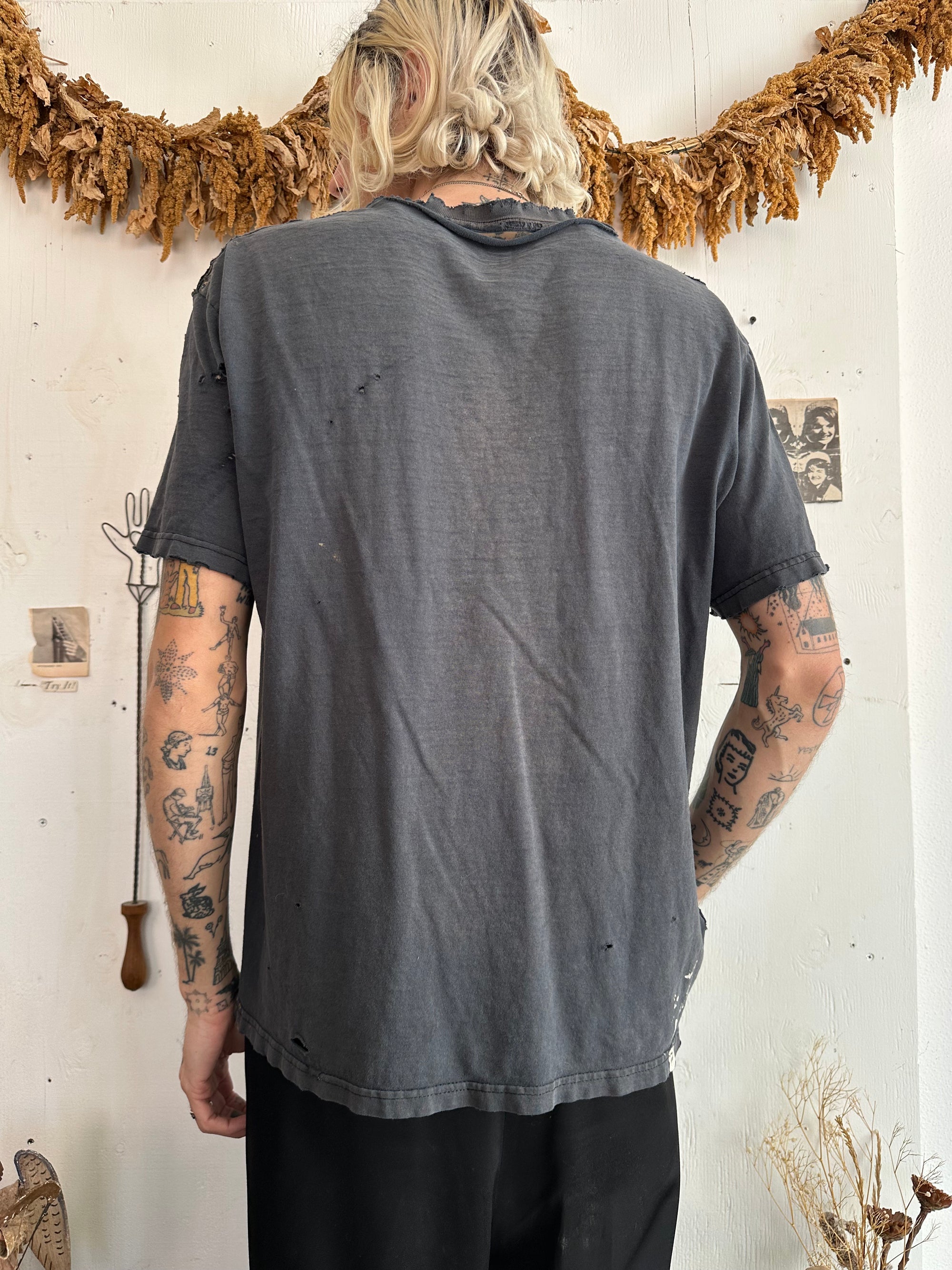 1990s Thrashed and Sunfaded Black Blank