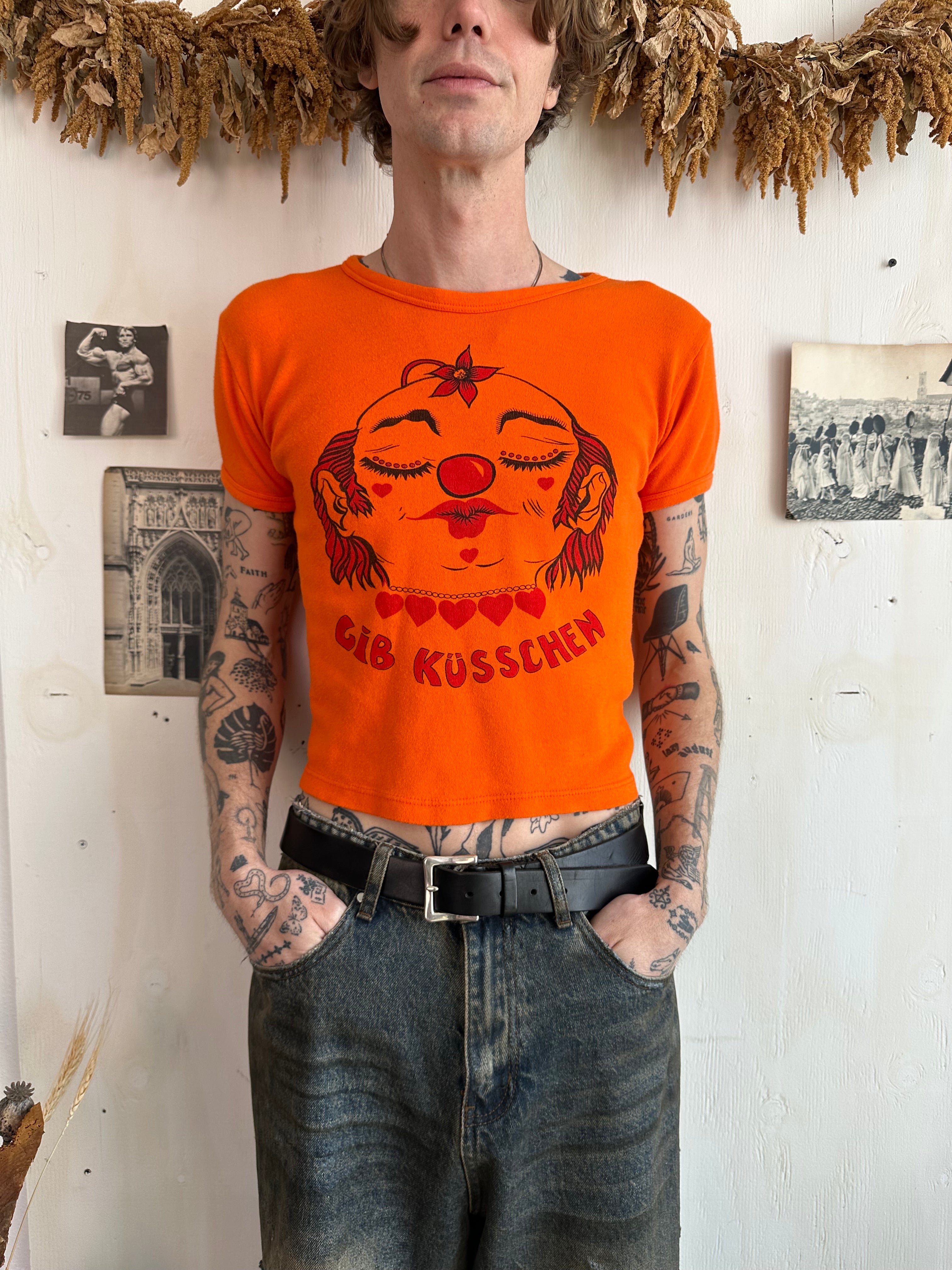 1970s German Clown Tee (Boxy S)