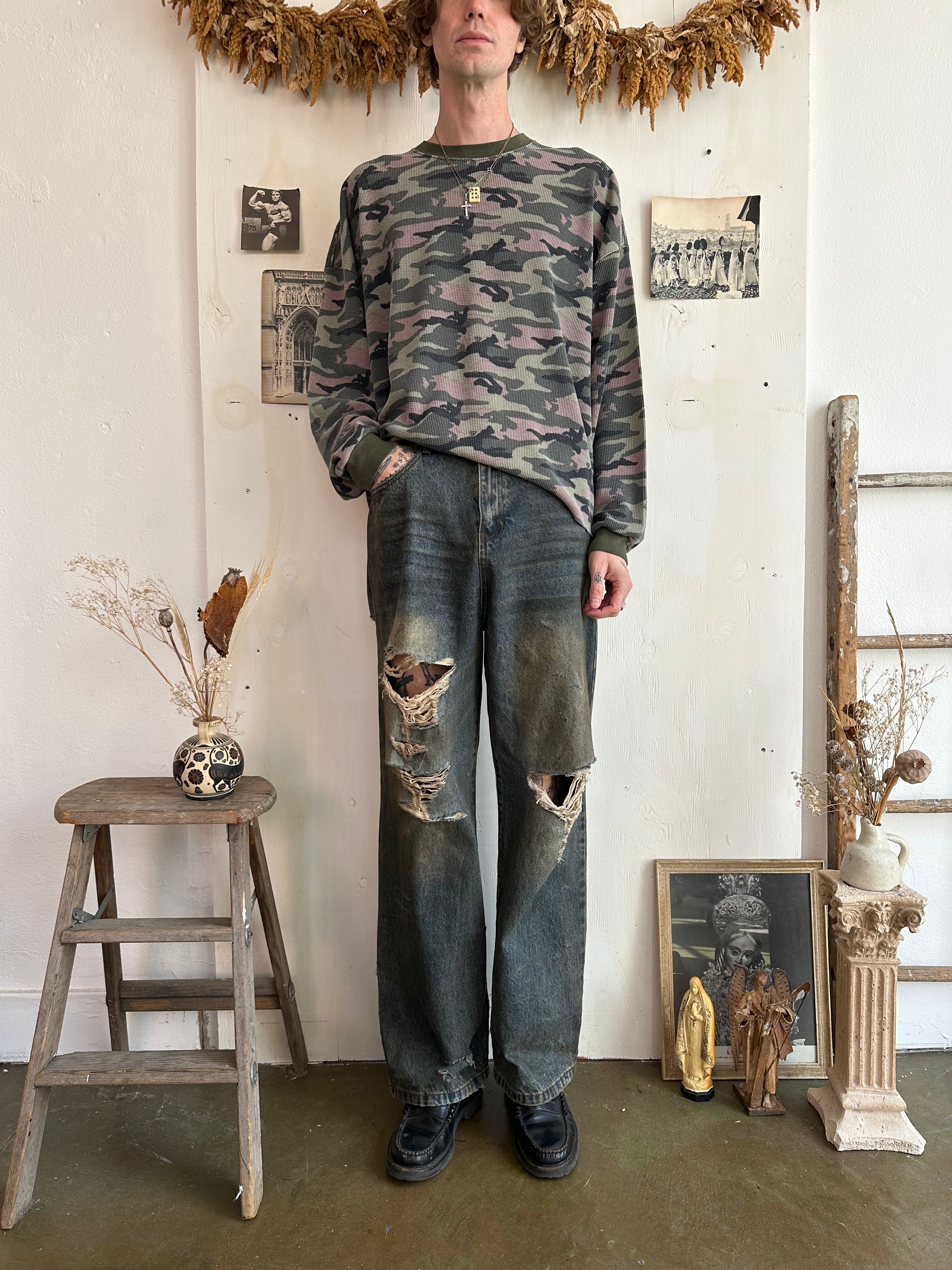 1990s Camo Thermal (Boxy XXL)