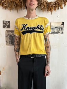 1950s Knights Star Detail Ringer (Boxy S/M)